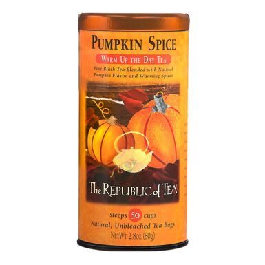 The Republic of Tea Pumpkin Spice Black Tea 50 Count The Republic of Tea Pumpkin Spice Black Tea 50 Count