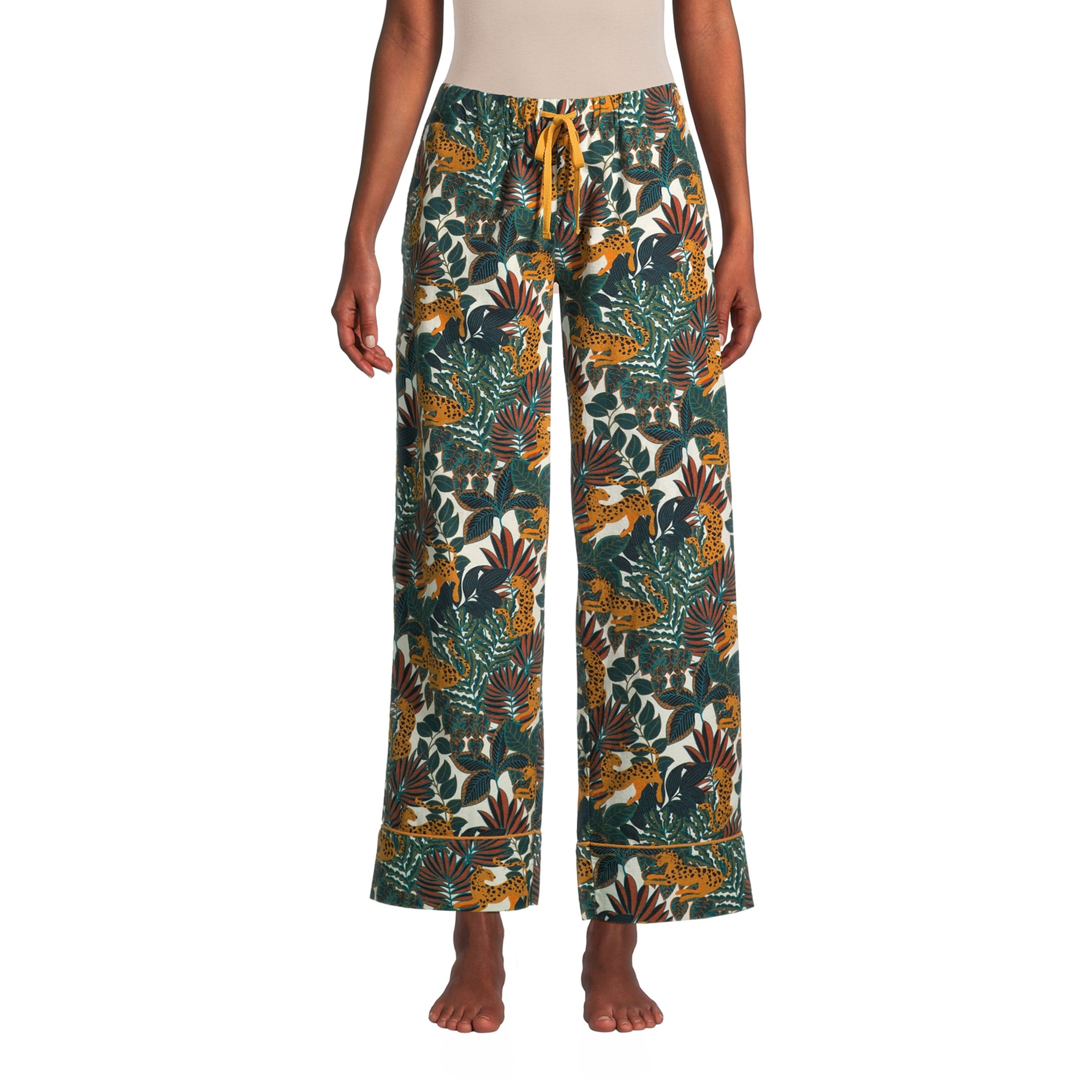 Jungle print pajamas sales