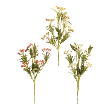 Faux Seeded Heather Bush Bunches Set of 3 Faux Seeded Heather Bush Bunches Set of 3