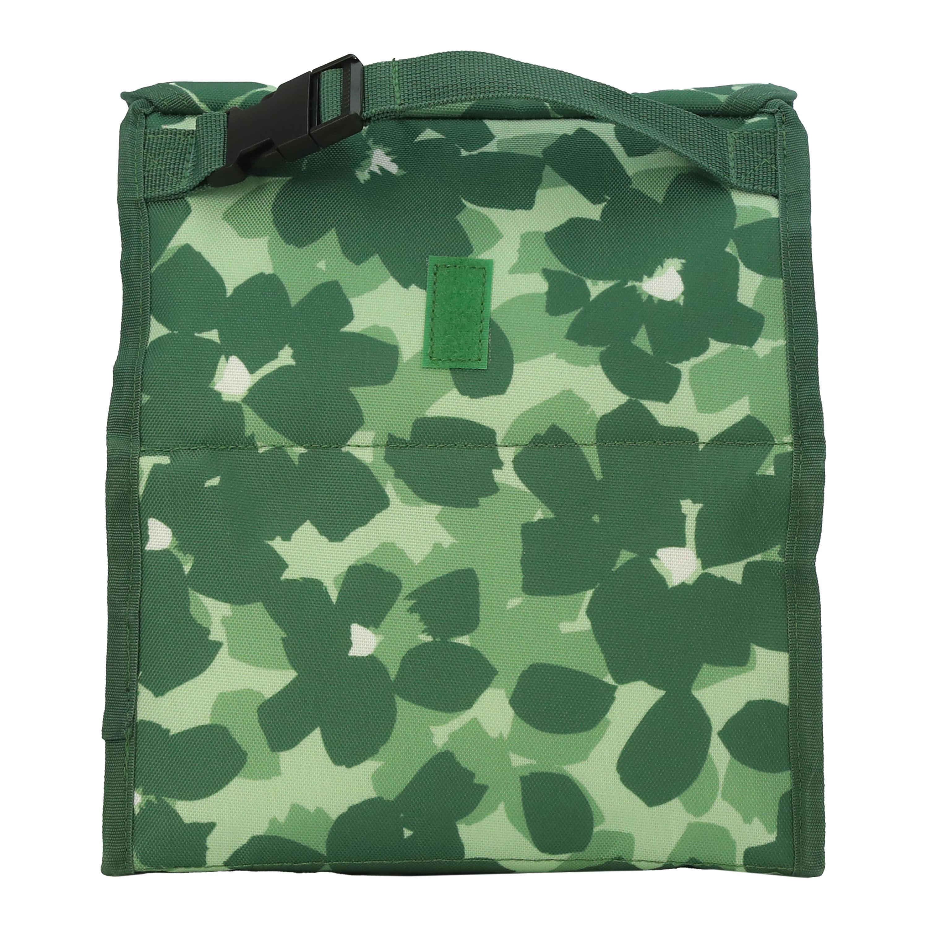 PackIt Green Floral Freezable Lunch Bag image number 1