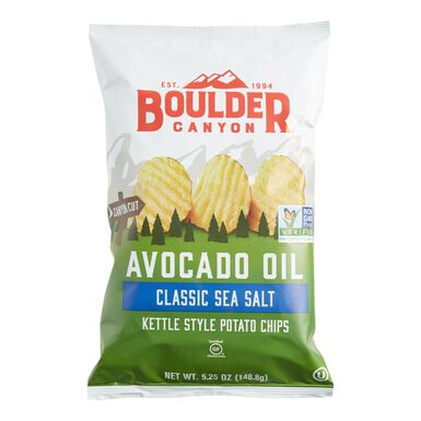 Boulder Canyon Avocado Oil Sea Salt Potato Chips Boulder Canyon Avocado Oil Sea Salt Potato Chips