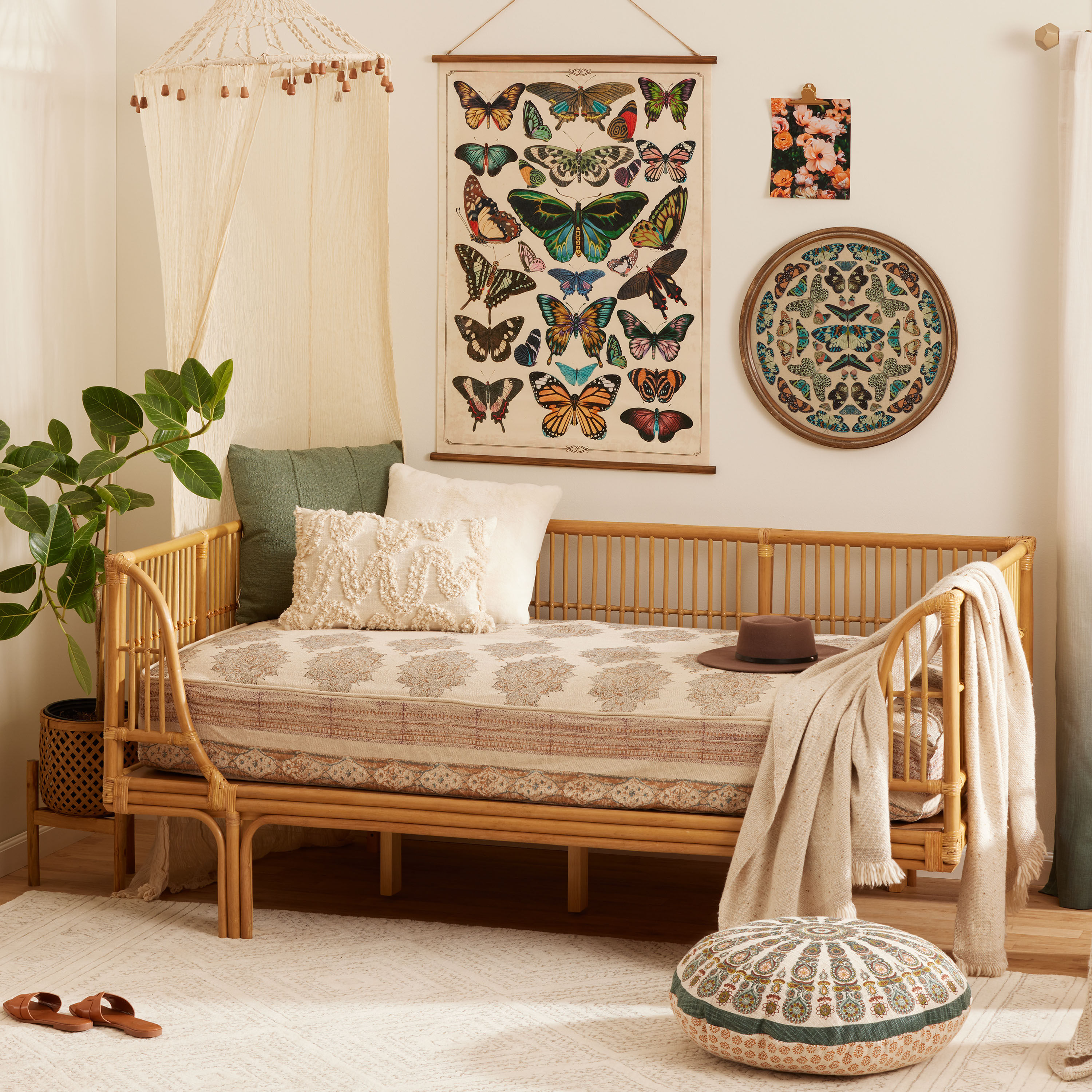 Honey Rattan Daybed Frame World Market