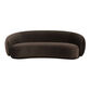 Burton Velvet Curved Sofa image number 2