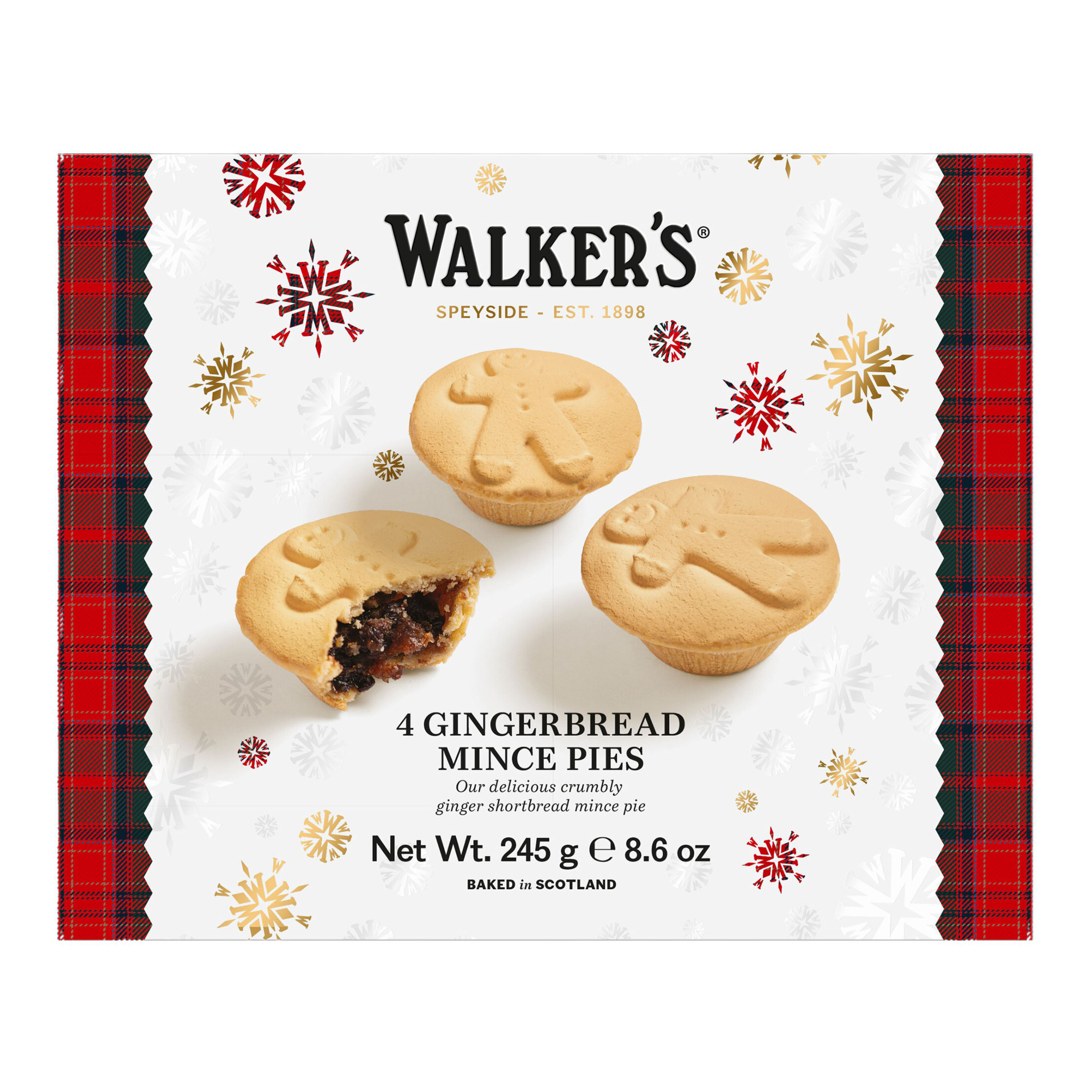 Walker's Gingerbread Mince Pies 4 Count image number 0