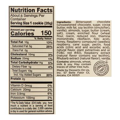 Desserts on Us Chocolate Almond Raspberry Rhubarb Laceys Desserts on Us Chocolate Almond Raspberry Rhubarb Laceys