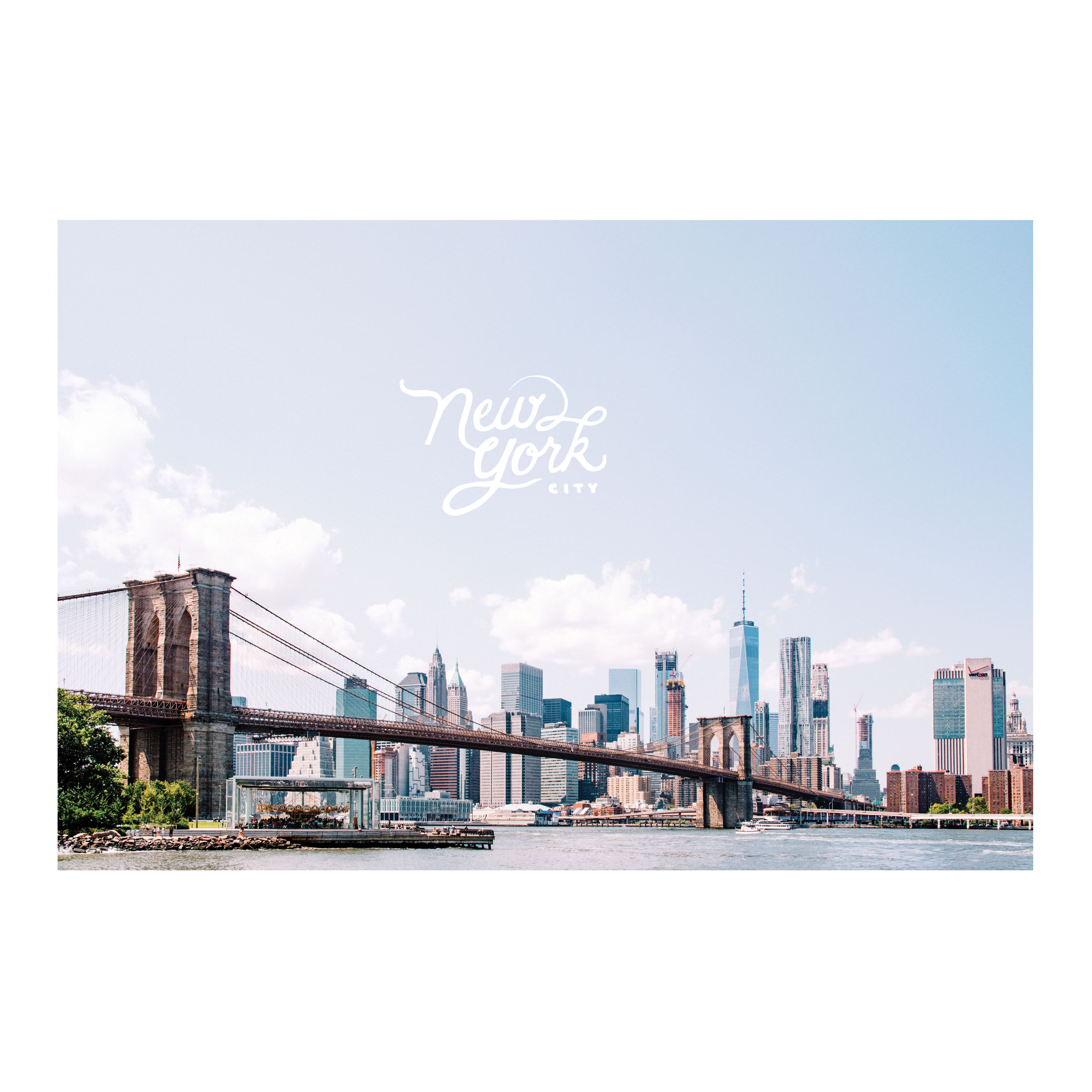 Buen Dia New York City Skyline Photographic Wall Art Print image number 0