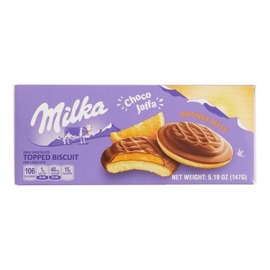 Milka Jaffa Choco Orange Jelly Cookies Milka Jaffa Choco Orange Jelly Cookies