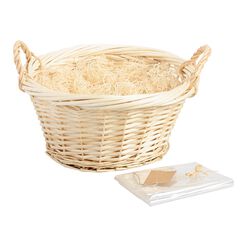 Round Natural Gift Basket Kit