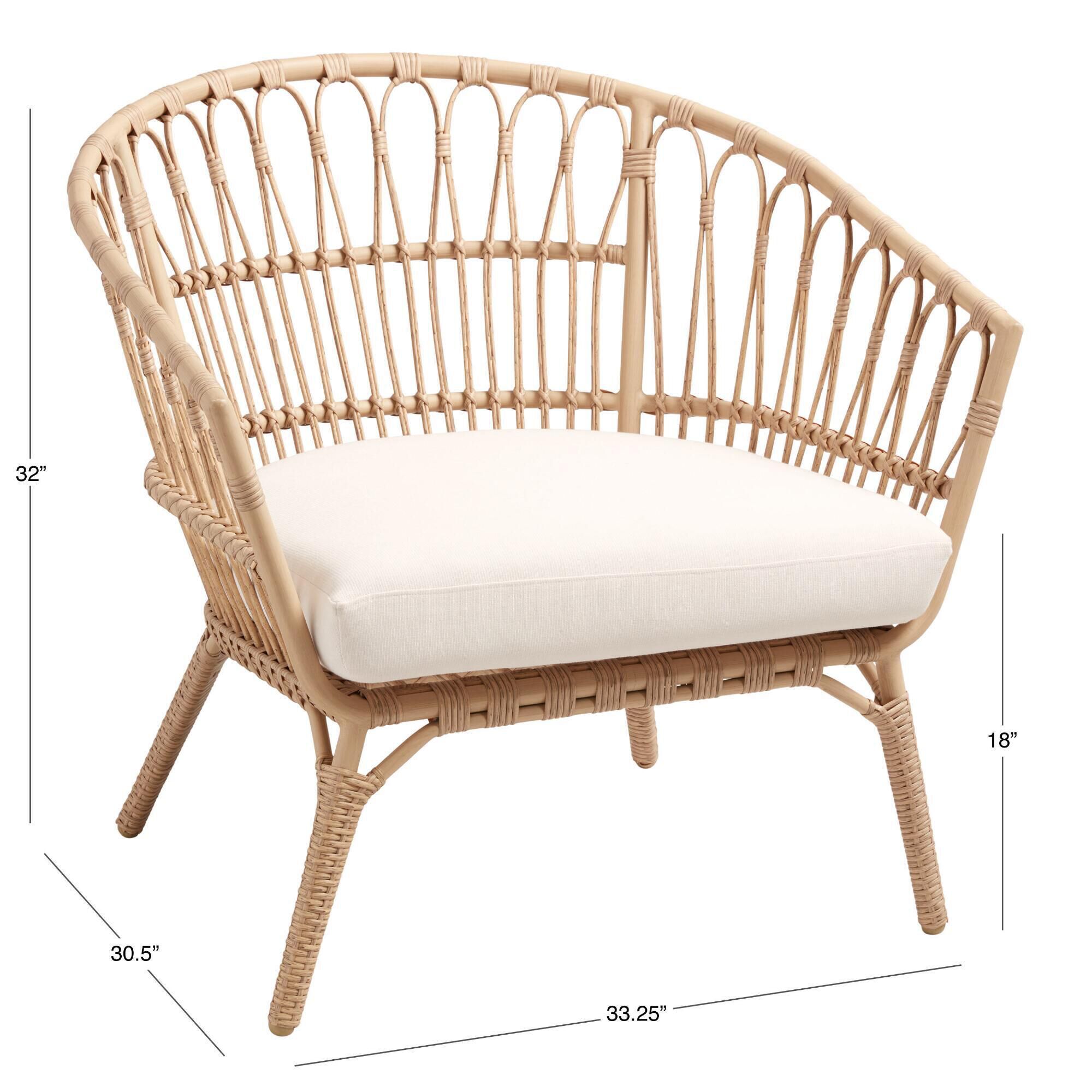 Cost plus outlet rattan chair