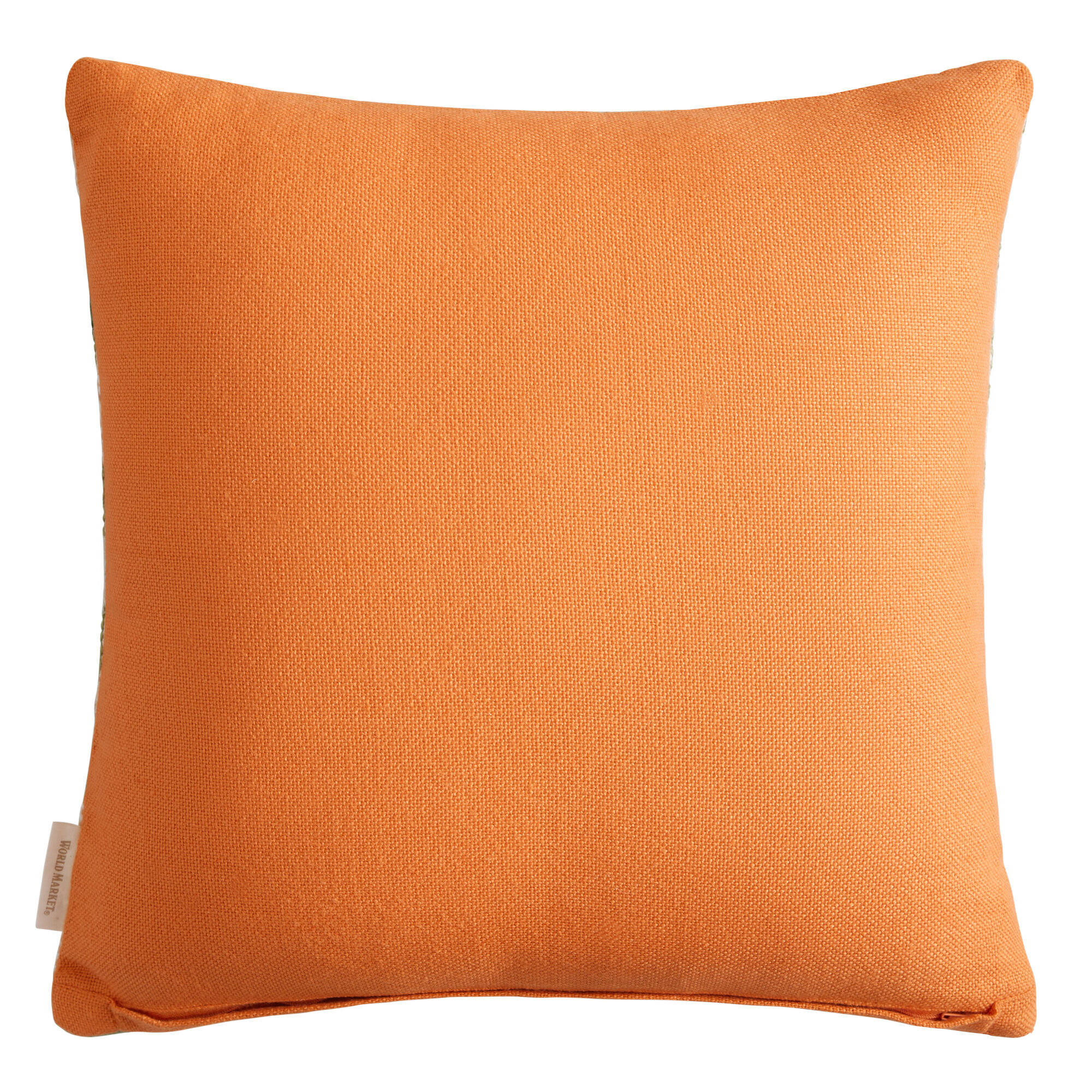 Magenta Abstract Floral Indoor Outdoor Throw Pillow image number 2