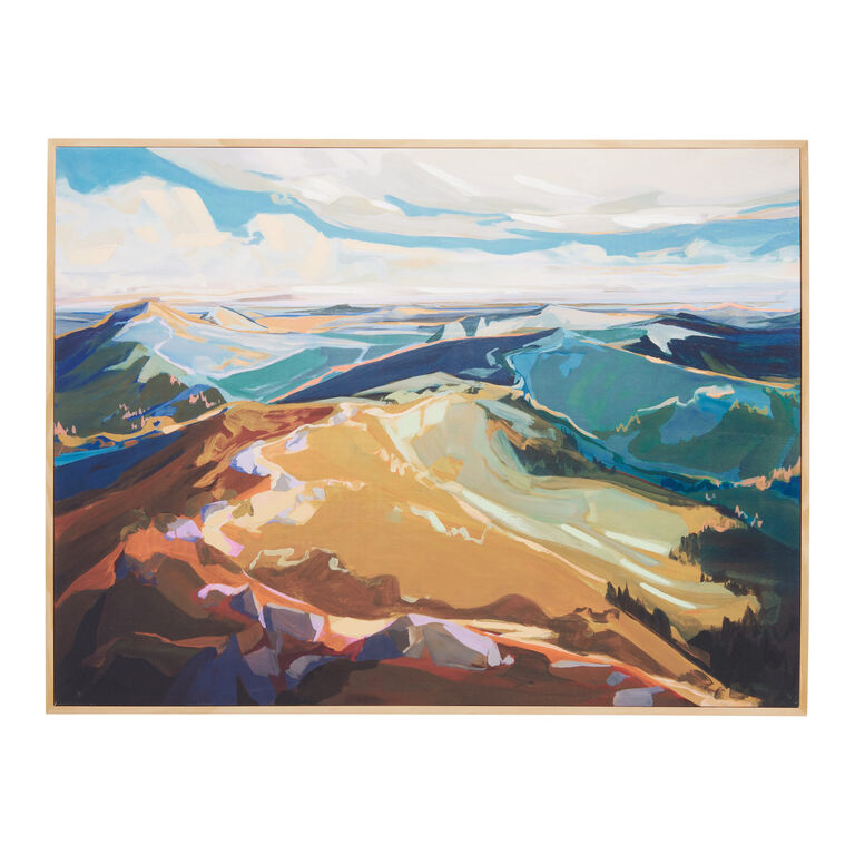 Mountain Journey Landscape By Jess Franks Framed Wall Art image number 1