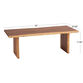 Sansur Rustic Pecan Live Edge Wood Coffee Table image number 5