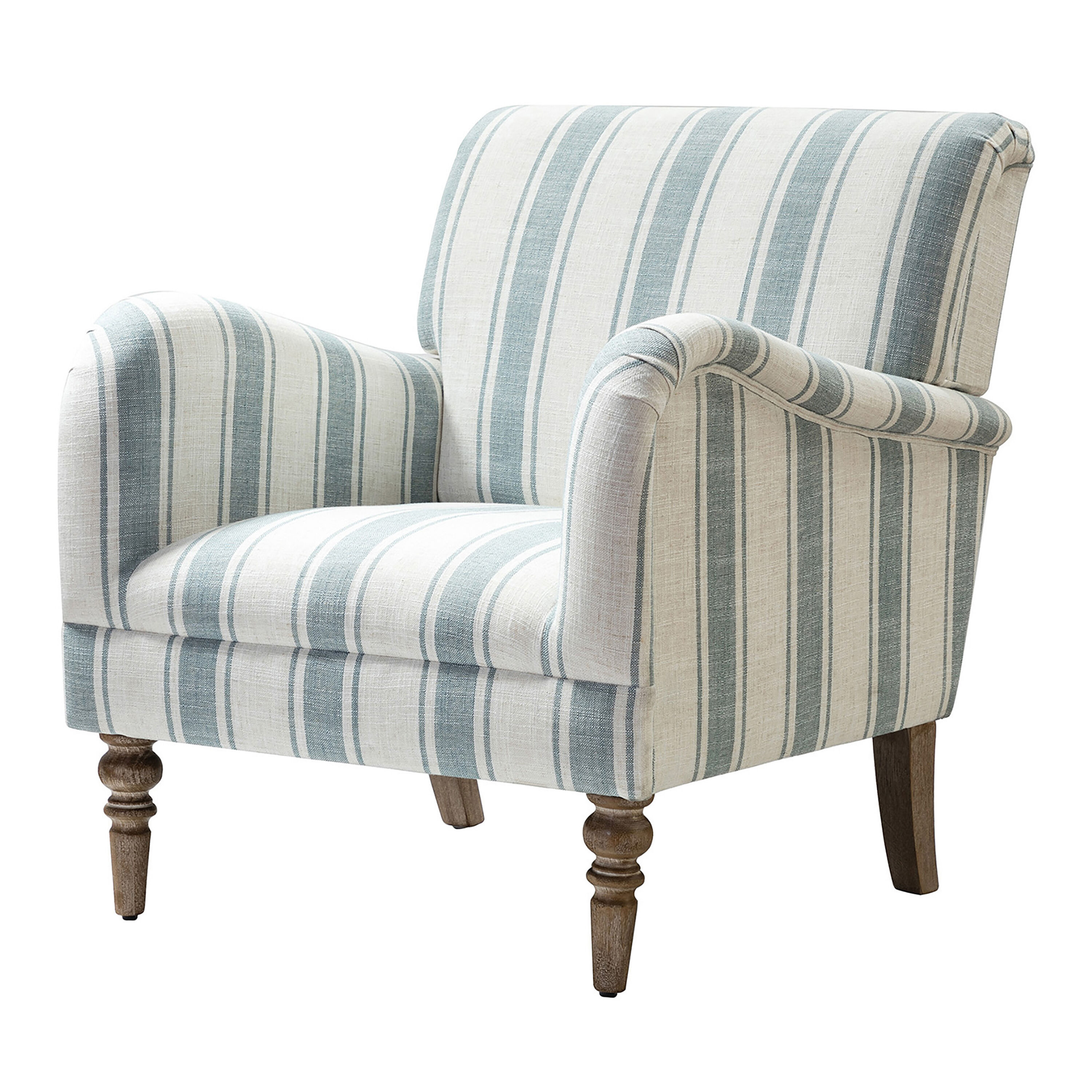 Blue and white arm chair new arrivals
