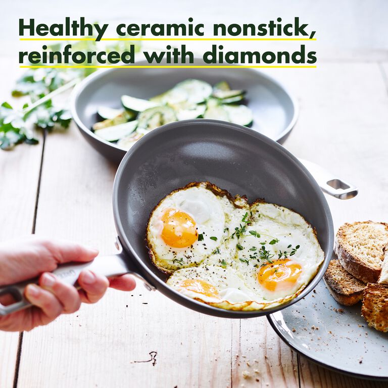 GreenPan Mini Round Nonstick Ceramic Egg Frying Pan - World Market
