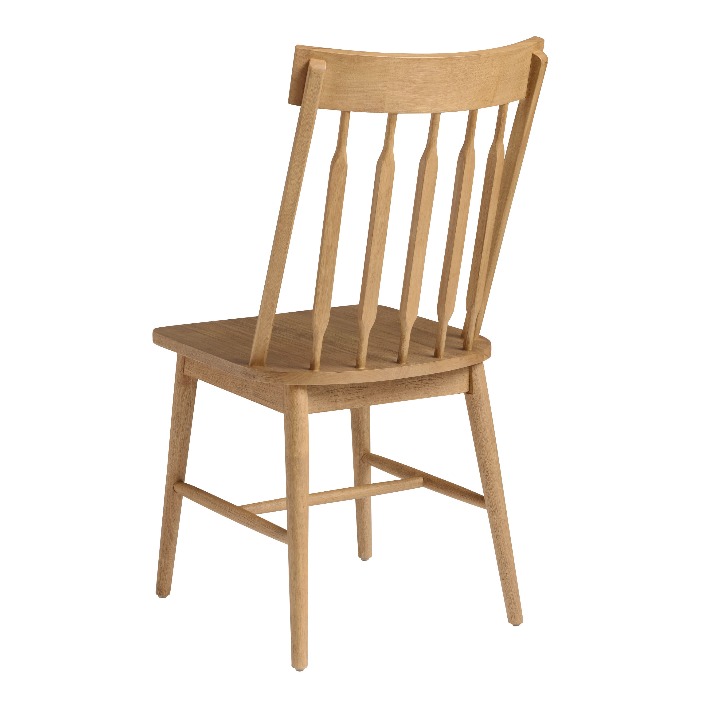 Emerson Brushed Golden Oak Farmhouse Dining Chair Set of 2 image number 3