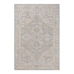 Estate Medallion Traditional Style Area Rug