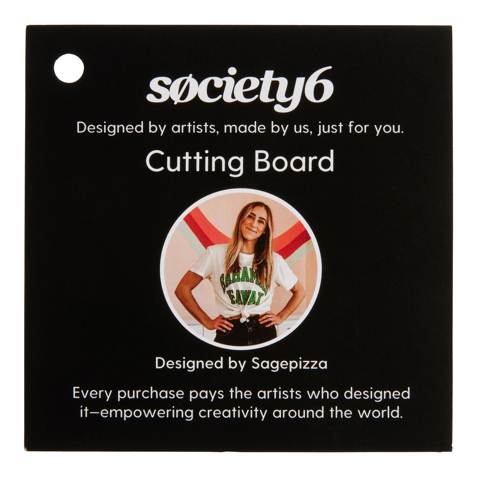 Society6 Large Bamboo The Spritz Cutting Board World Market