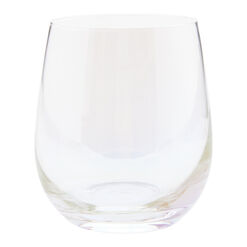Modern Iridescent Stemless Wine Glass