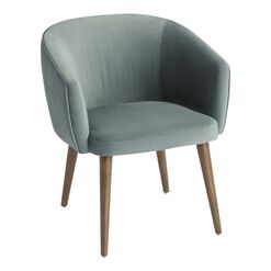 Chelsea Curved Back Upholstered Dining Armchair
