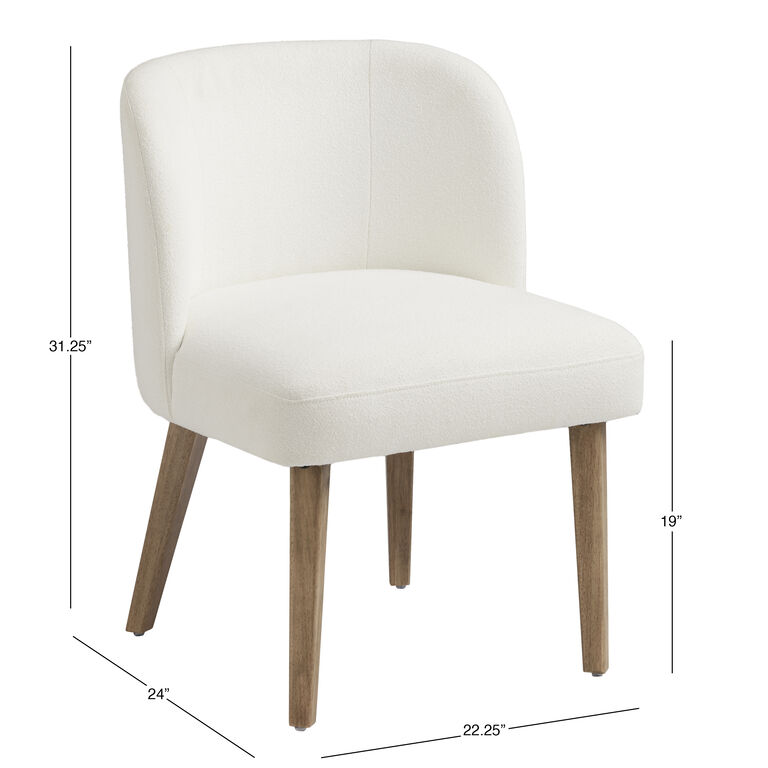 Karena Curved Back Upholstered Dining Chair Set of 2 image number 6