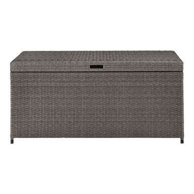 Pinamar Gray All Weather Wicker Outdoor Storage Chest Pinamar Gray All Weather Wicker Outdoor Storage Chest