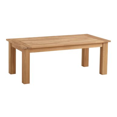 Calero Natural Teak Outdoor Coffee Table Calero Natural Teak Outdoor Coffee Table