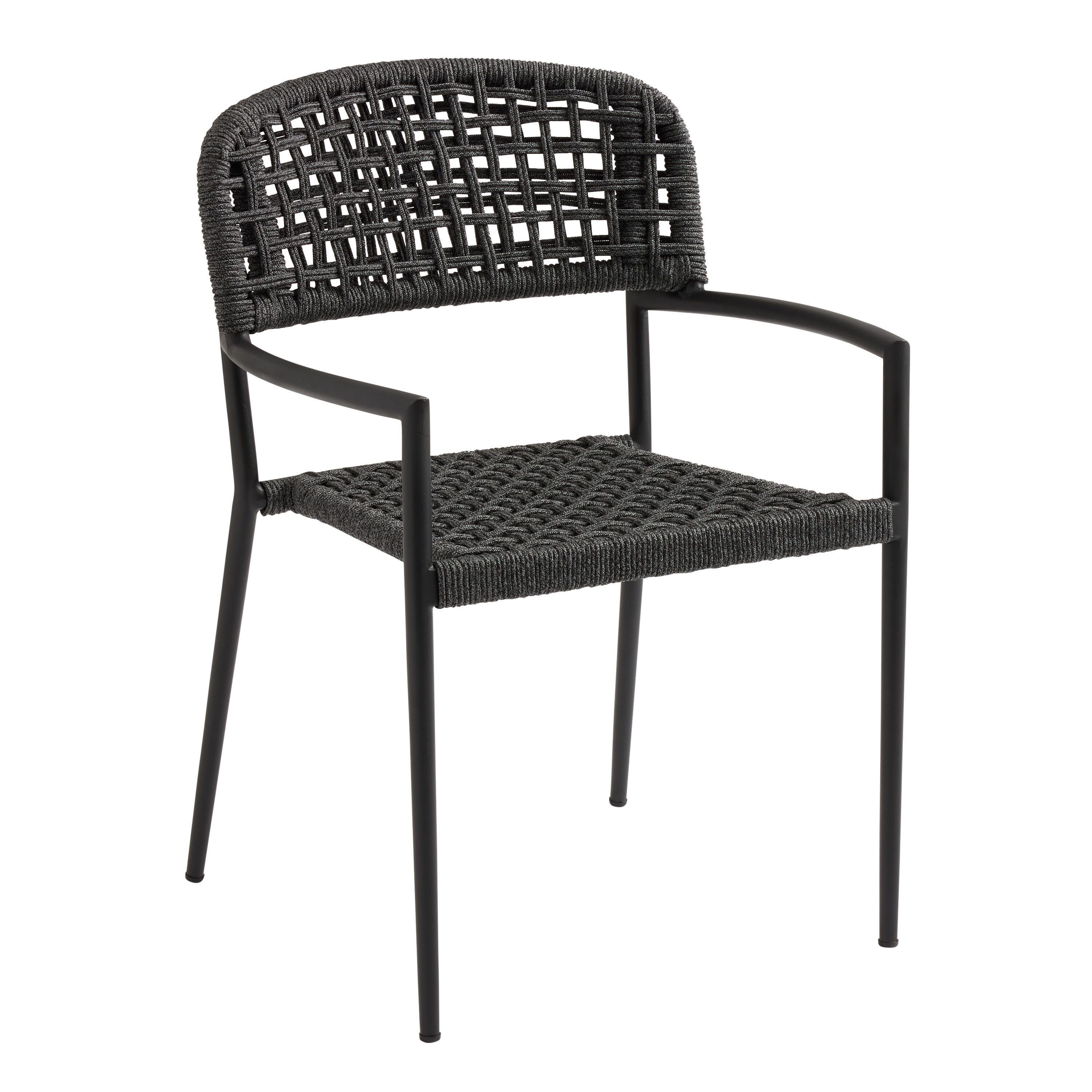 Rayne 6 Piece Outdoor Dining Set with Kiran Stacking Chairs image number 2