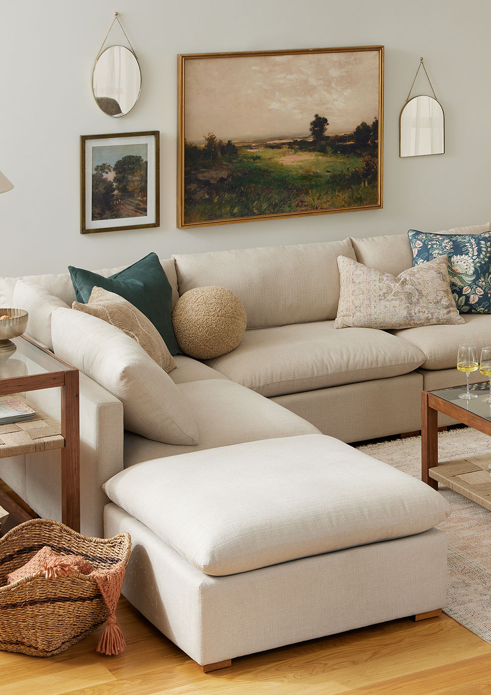 9 Behind Couch Decor Ideas for Your Living Room - Nikki's Plate