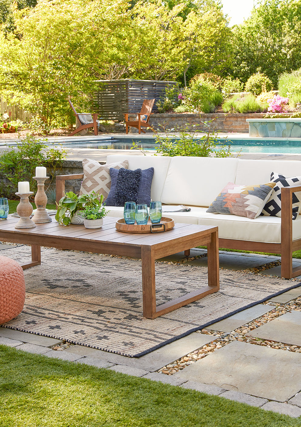 World market discount side table outdoor