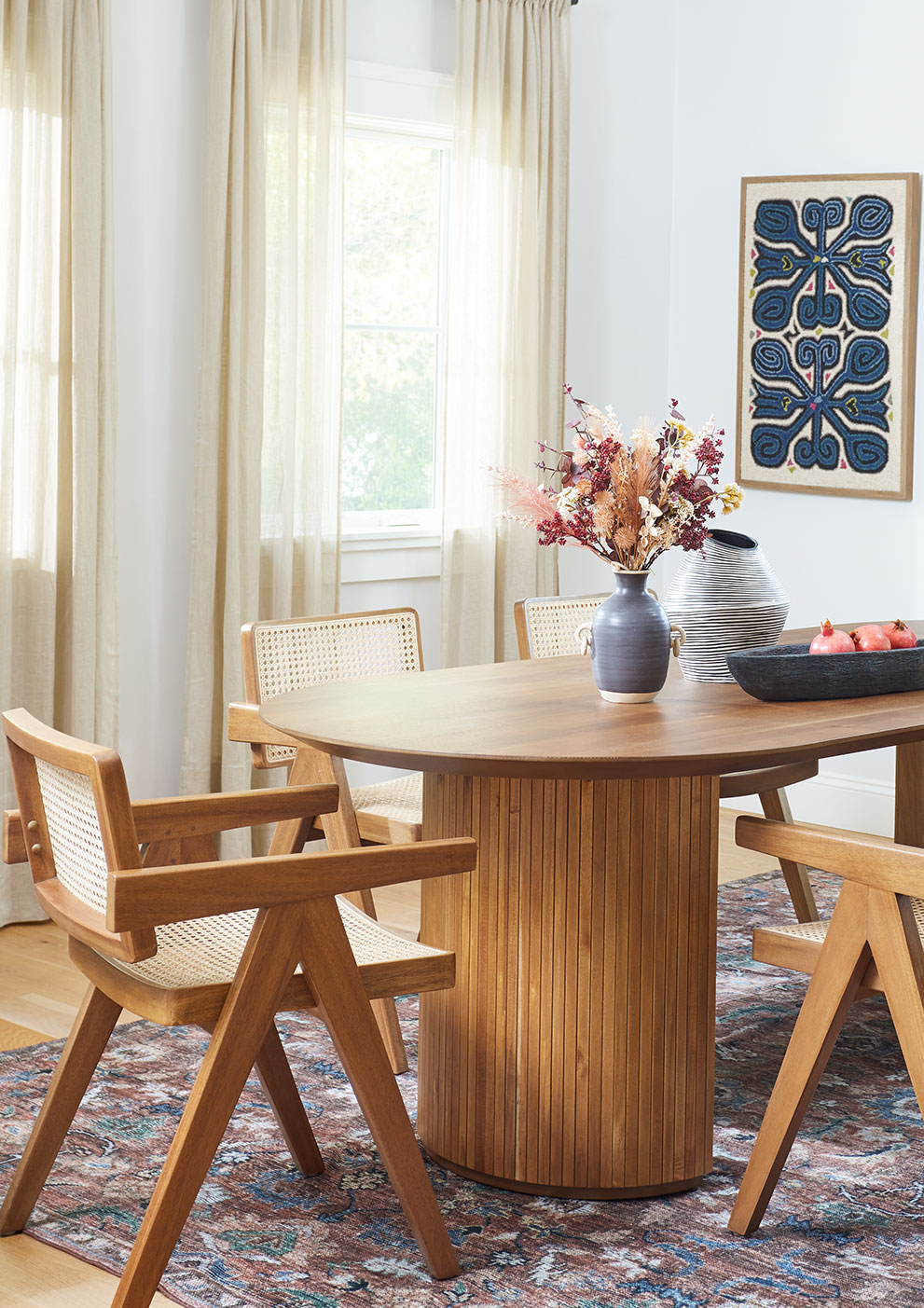 Retro modern dining table on sale