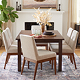 Understated Eclectic Dining Room