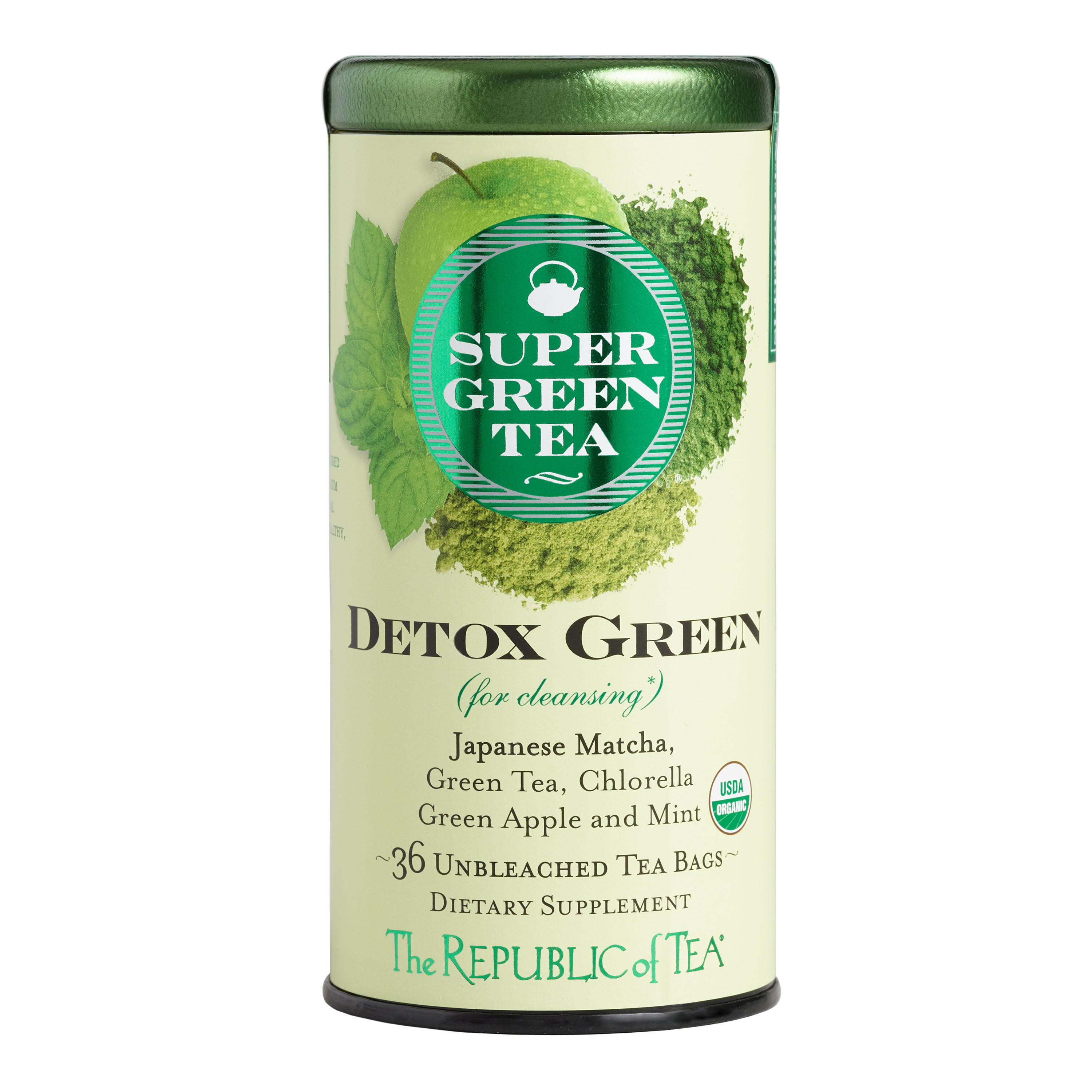 The Republic Of Tea SuperGreen Detox Green Tea 36 Count - World Market
