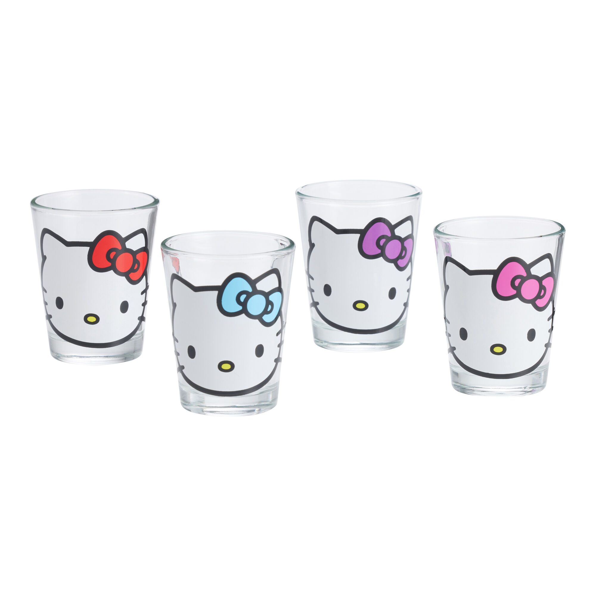 Vintage Sanrio Hello Kitty Drinking Glasses Classic Retro