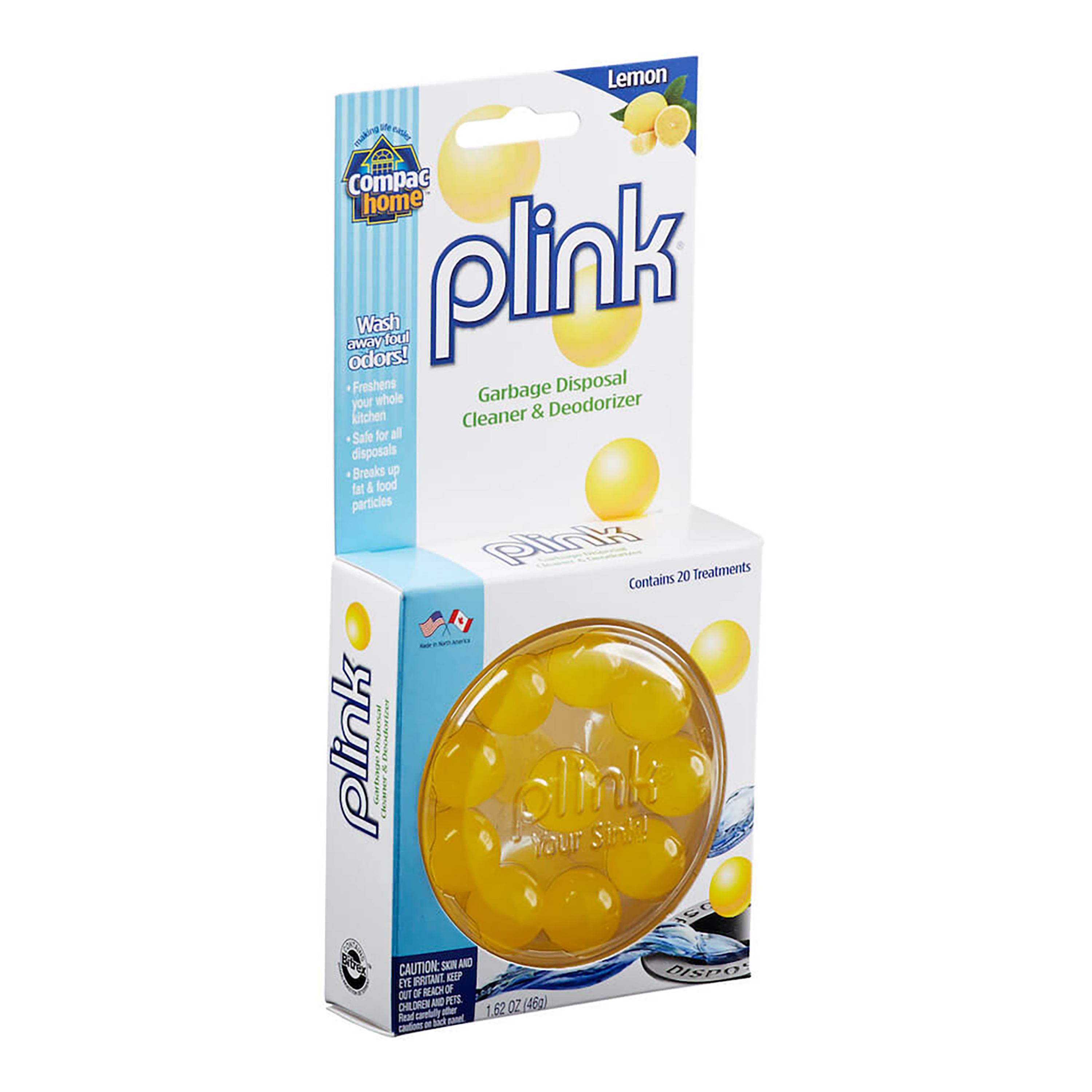 Plink Lemon Garbage Disposal Freshener and Cleaner 20 Count World Market