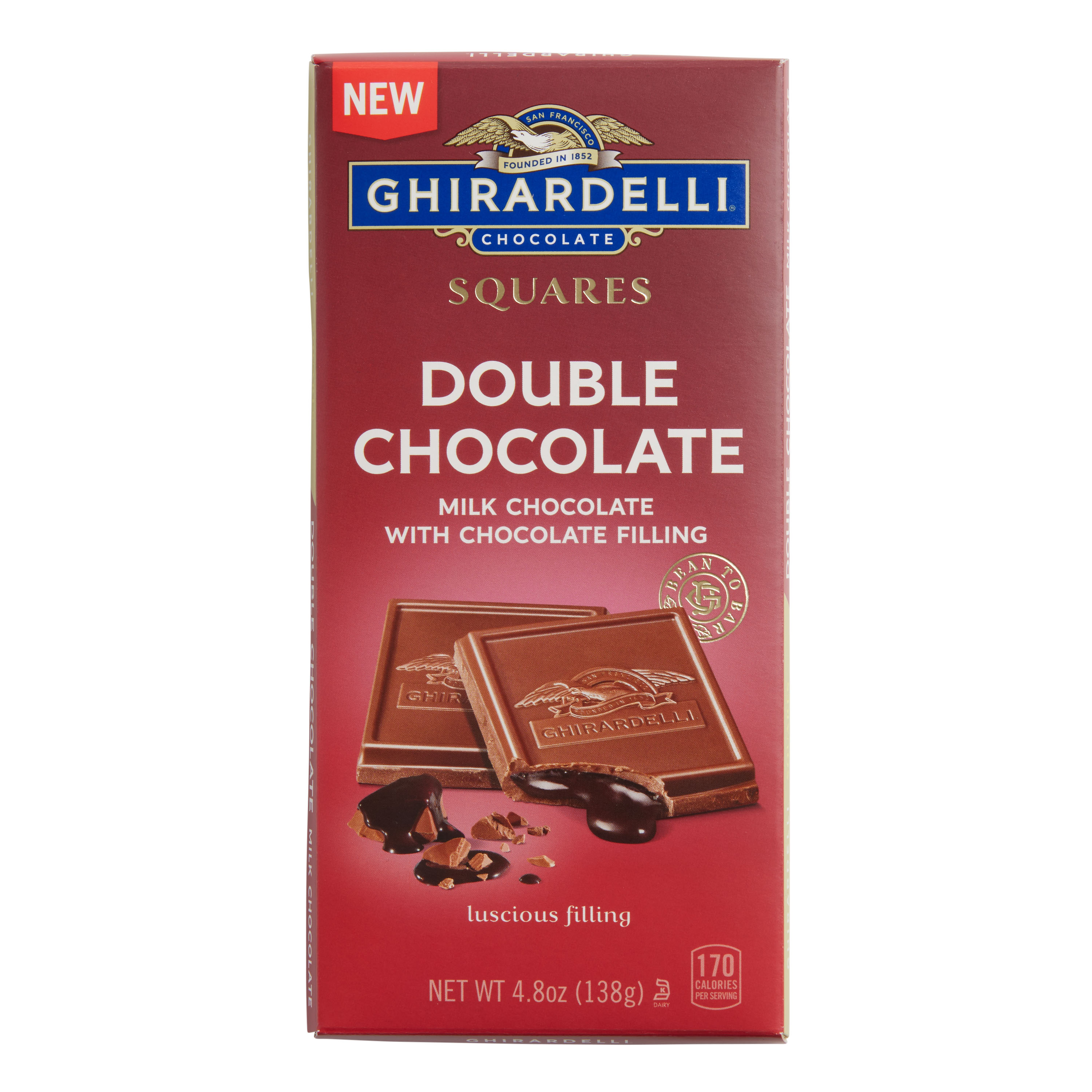 Ghirardelli Double Chocolate Milk Chocolate Bar - World Market