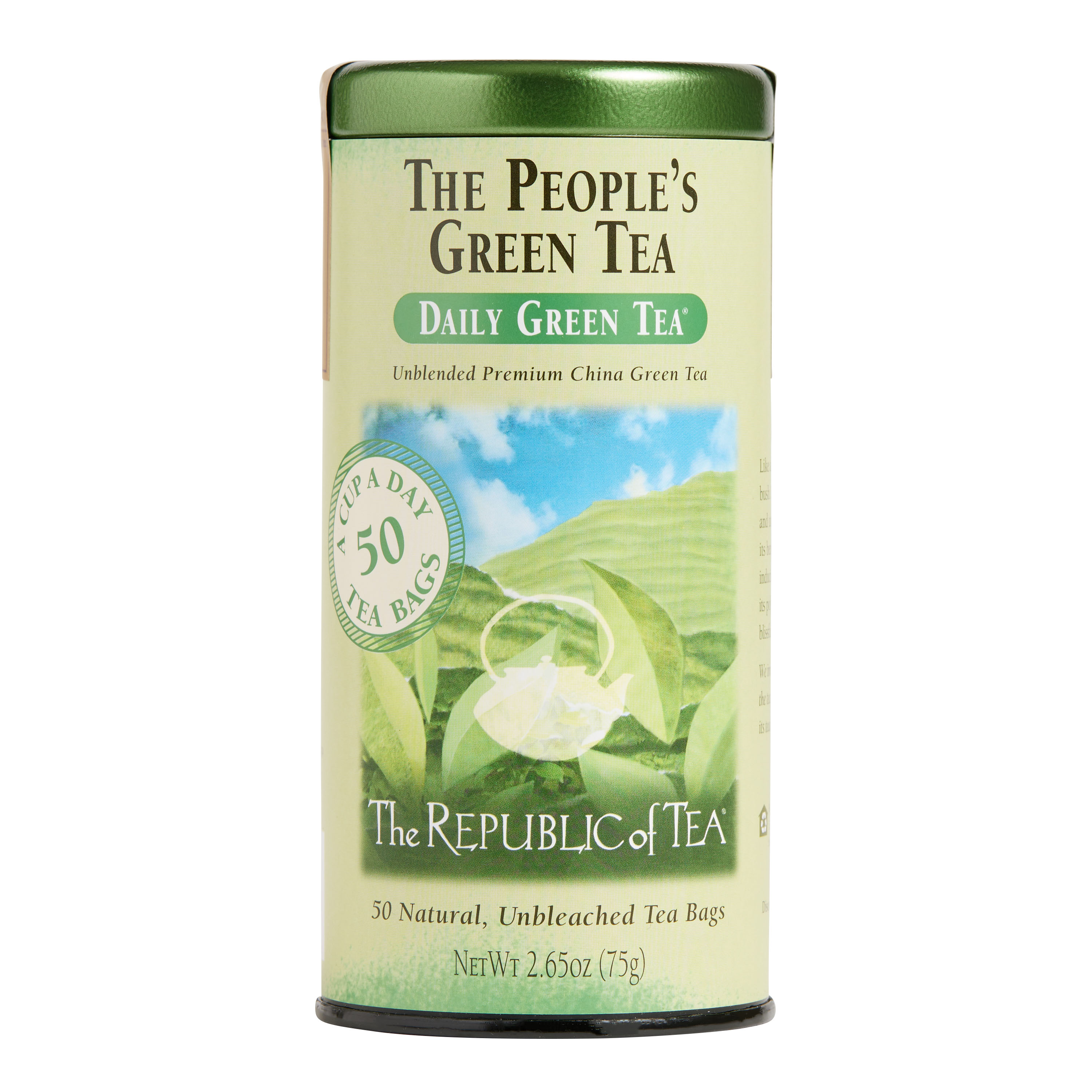 The Republic of Tea People's Green Tea 50 Count World Market