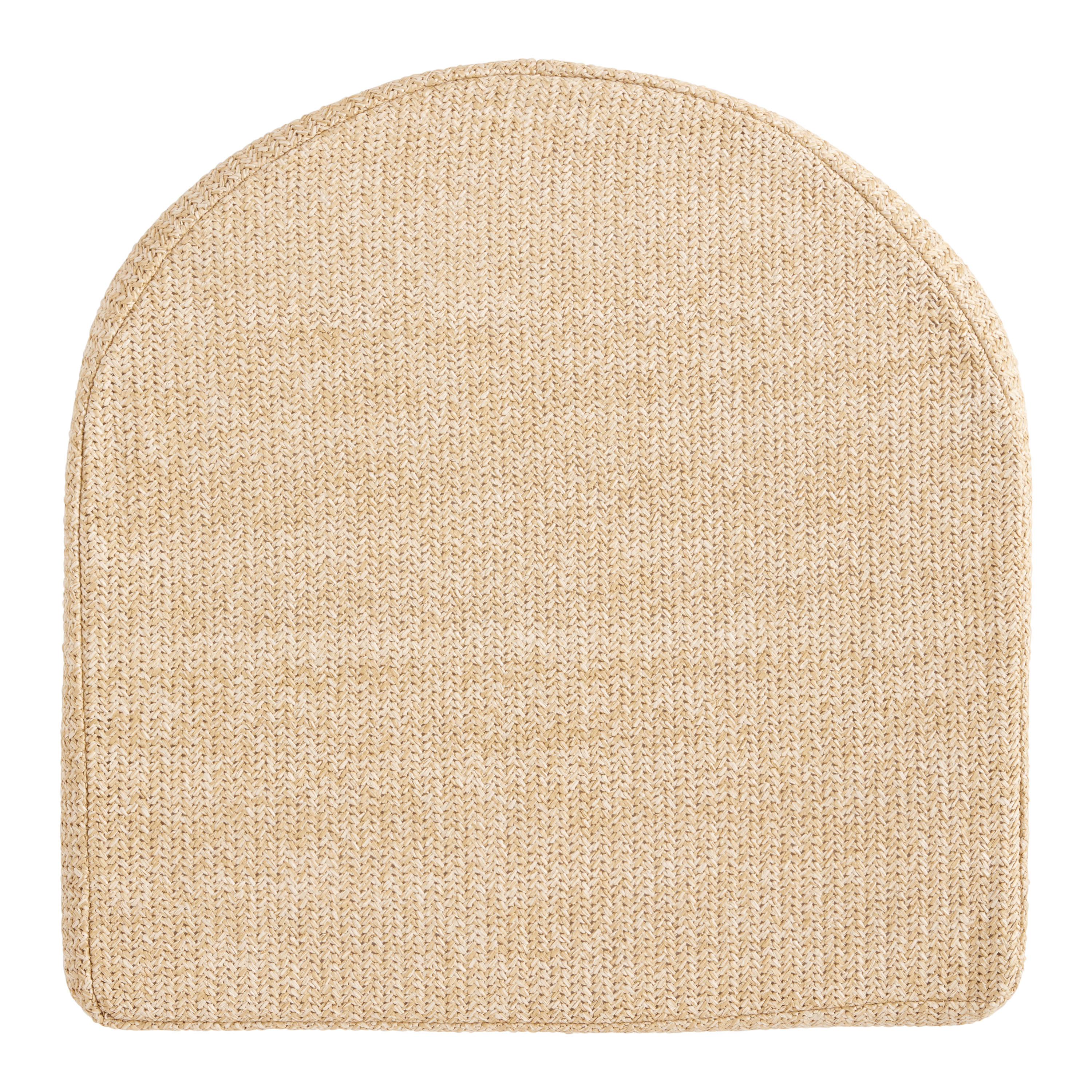 Natural Textured Outdoor Patio Chair Cushion by World Market