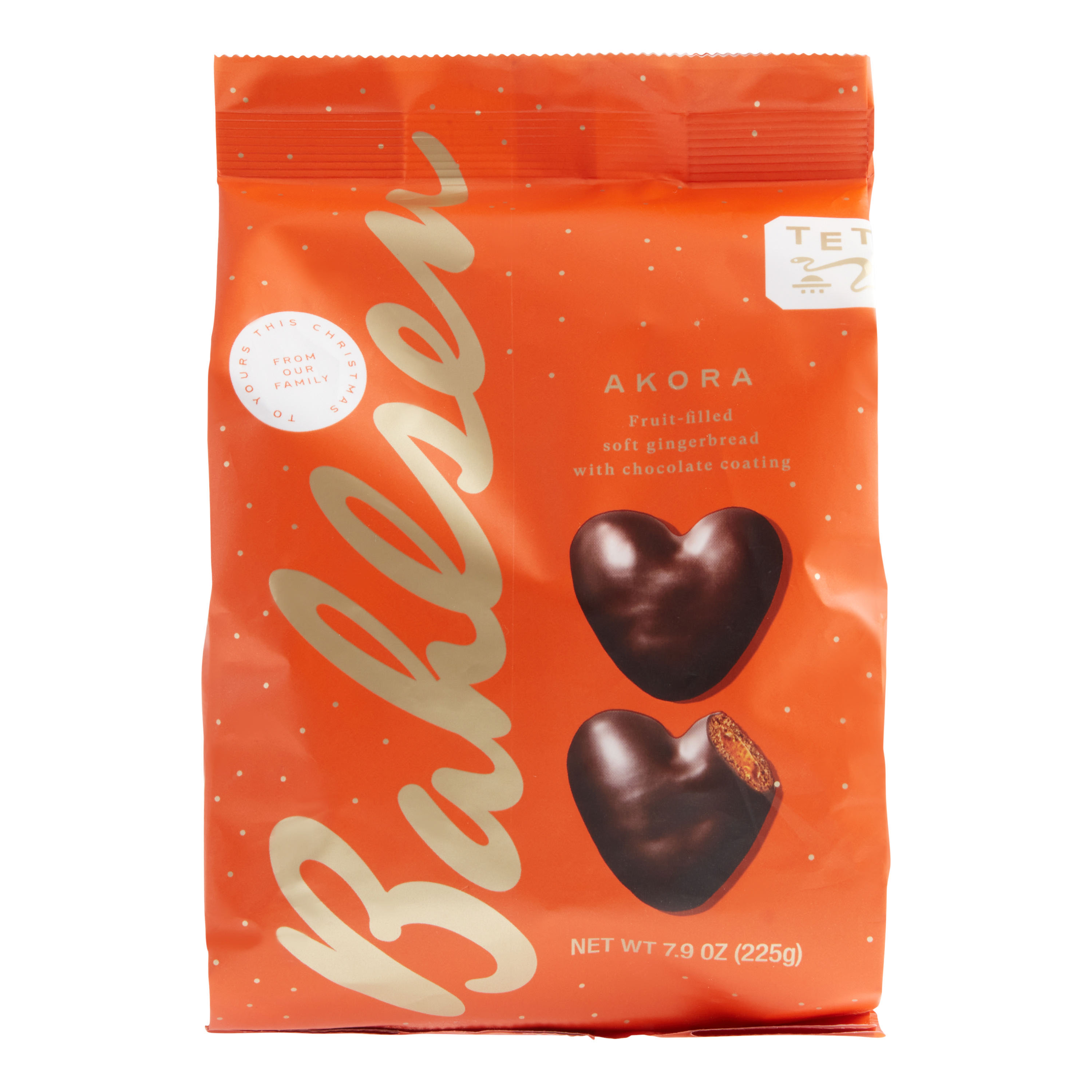 Bahlsen Akora Dark Chocolate Apricot Gingerbread Hearts - World Market