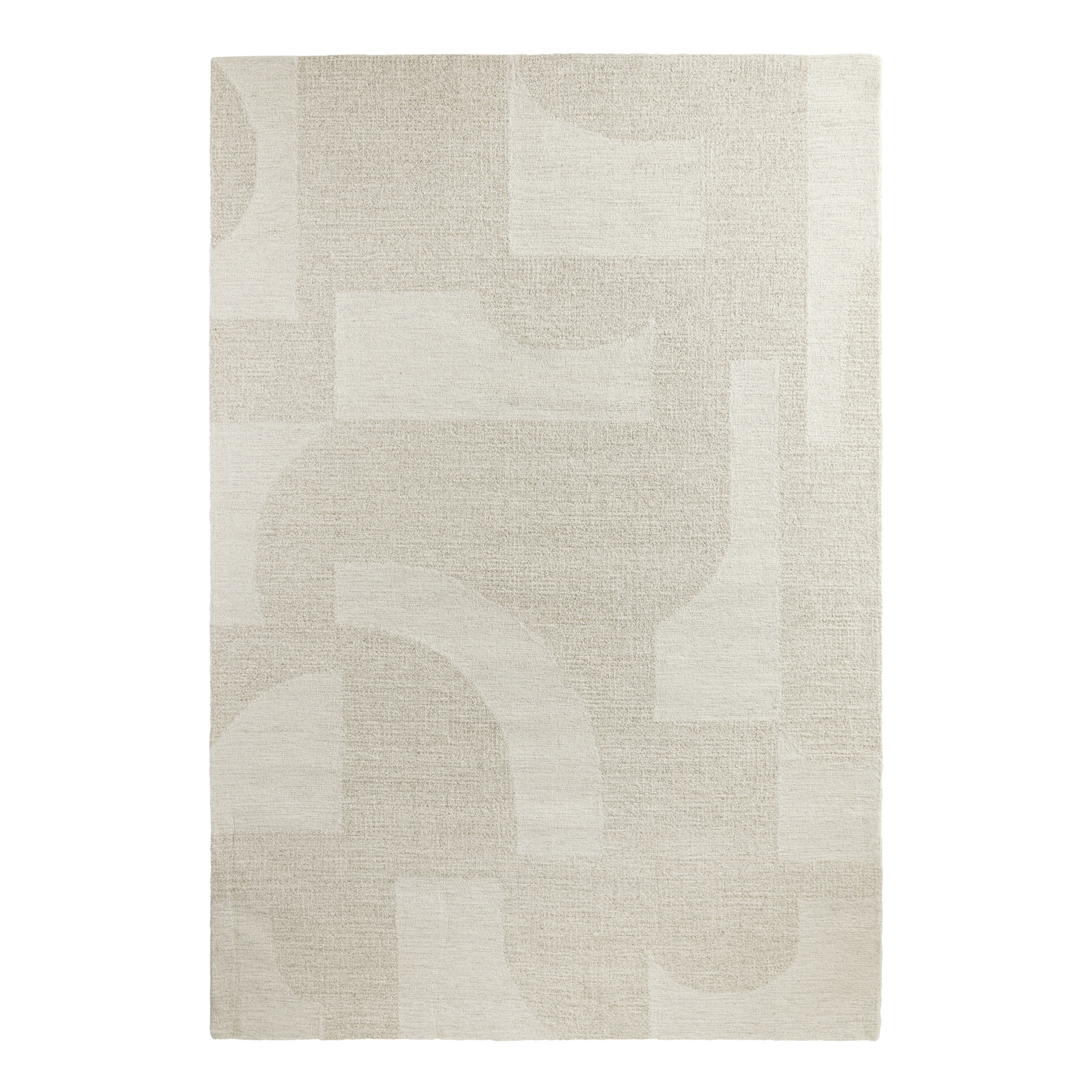 Nomad Undyed Abstract Tufted Wool Area Rug World Market