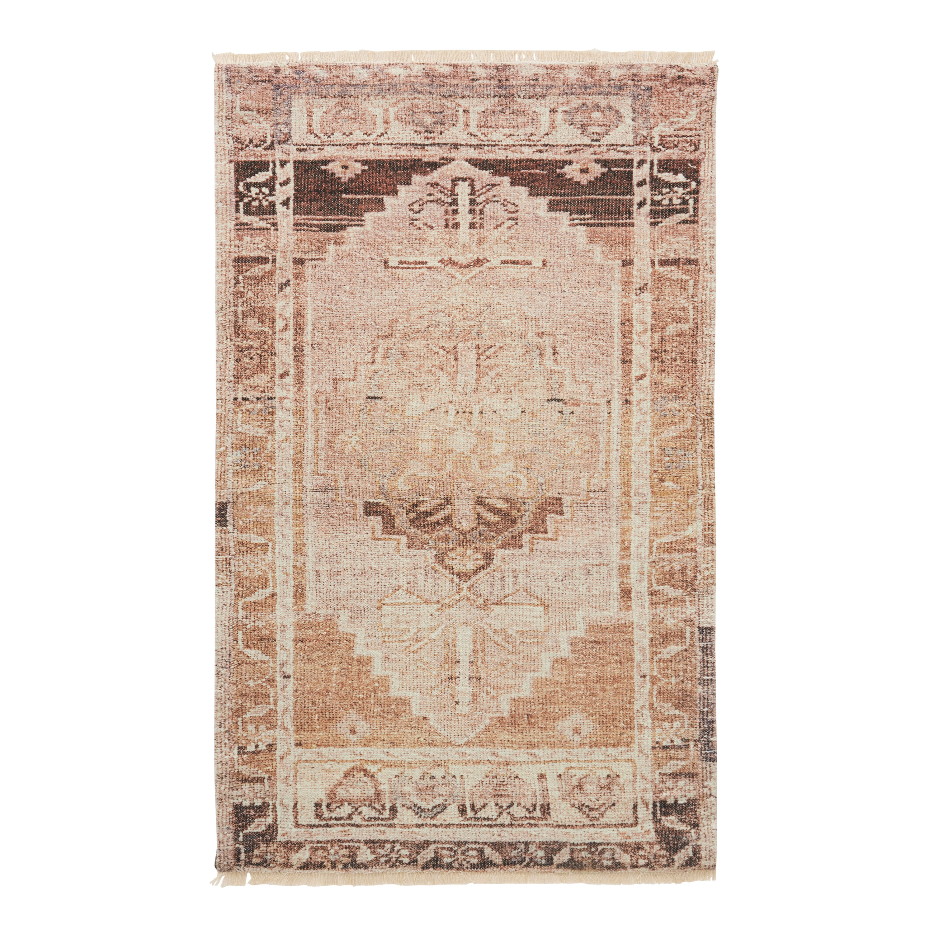 Zola Blush Persian Style Cotton Blend Area Rug World Market