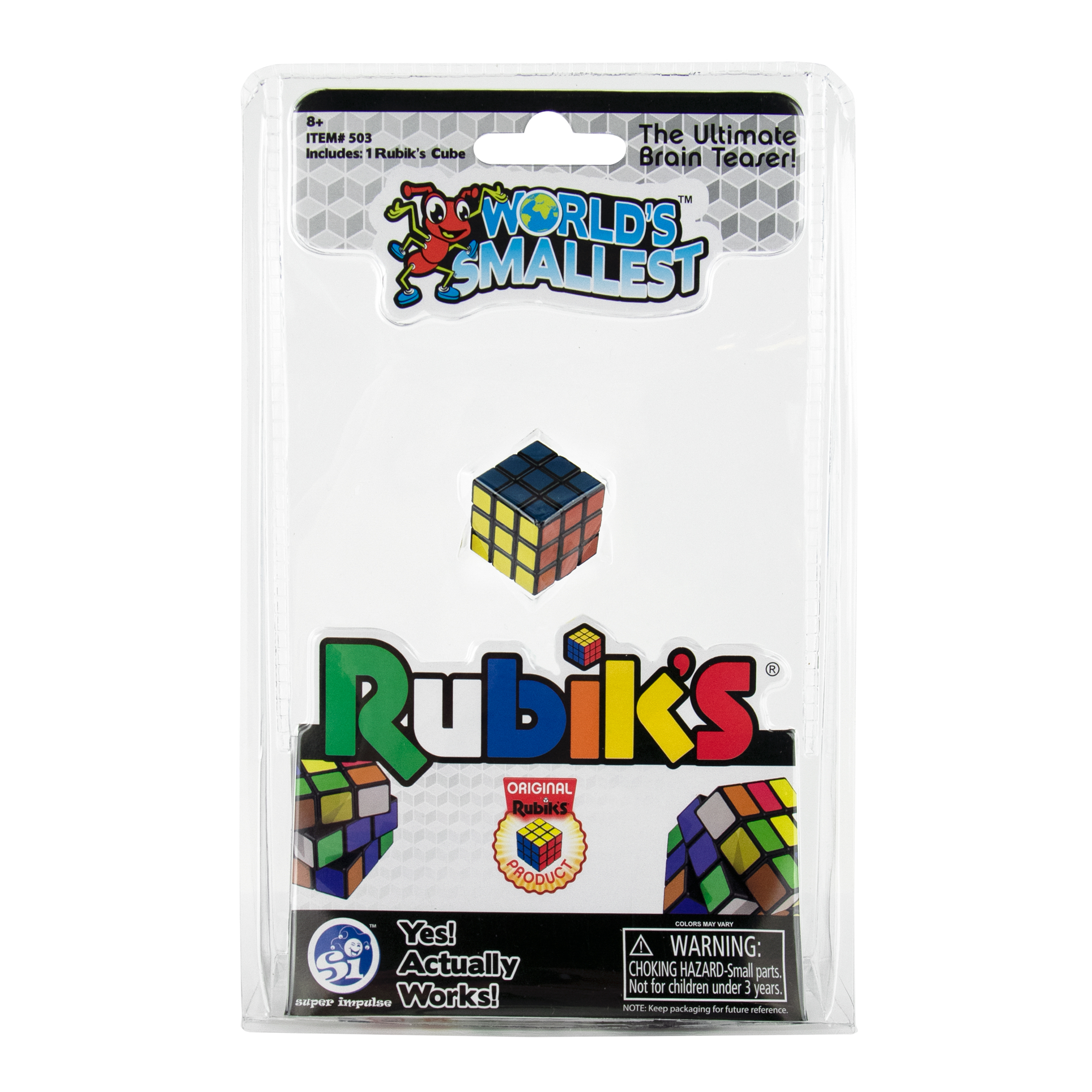 その他 TINYTINY BABY EDITION RUBIK'S CUBE World's Smallest Rubik's Cube - World Market