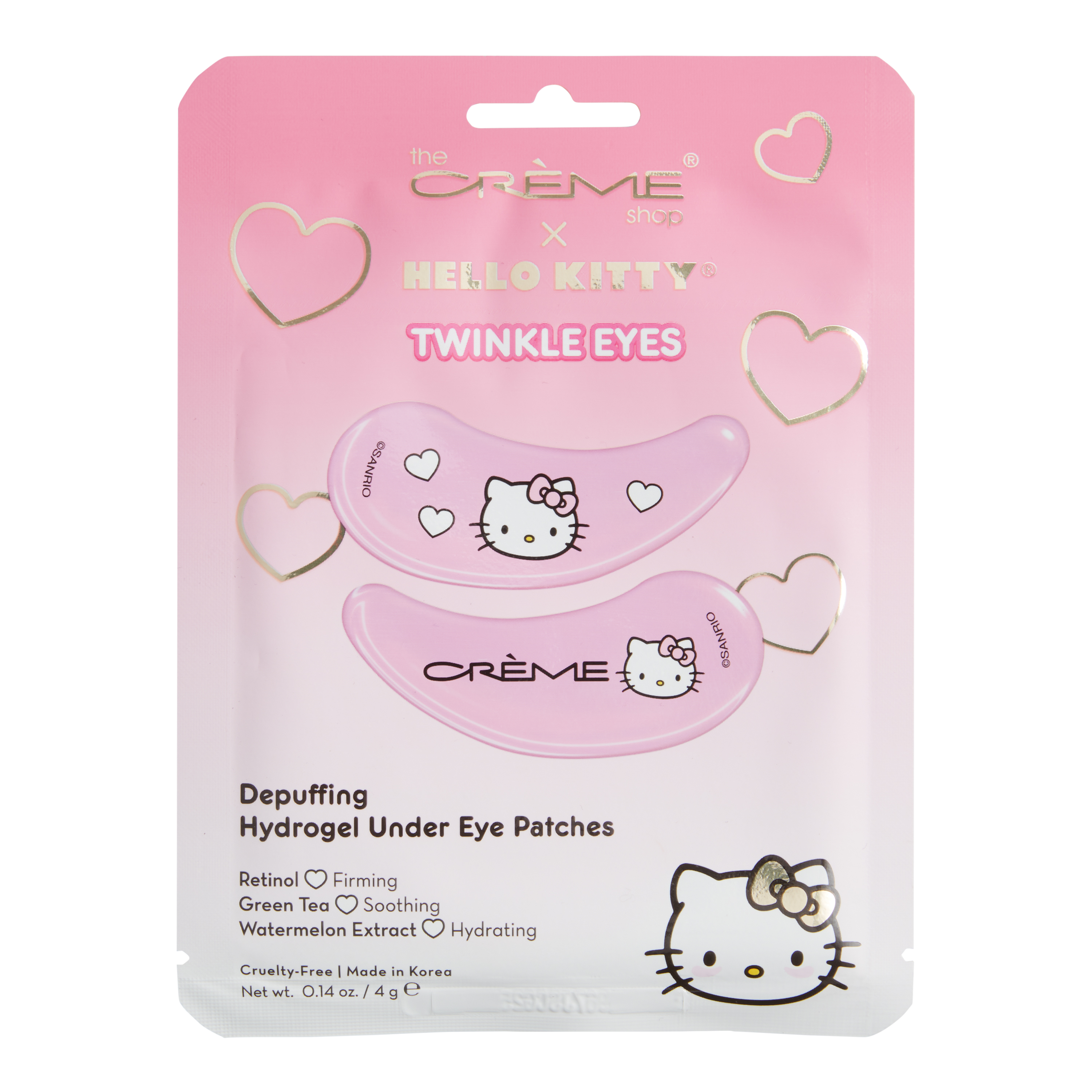 Creme Shop Hello Kitty Twinkle Eyes Korean Beauty Eye Mask - World Market