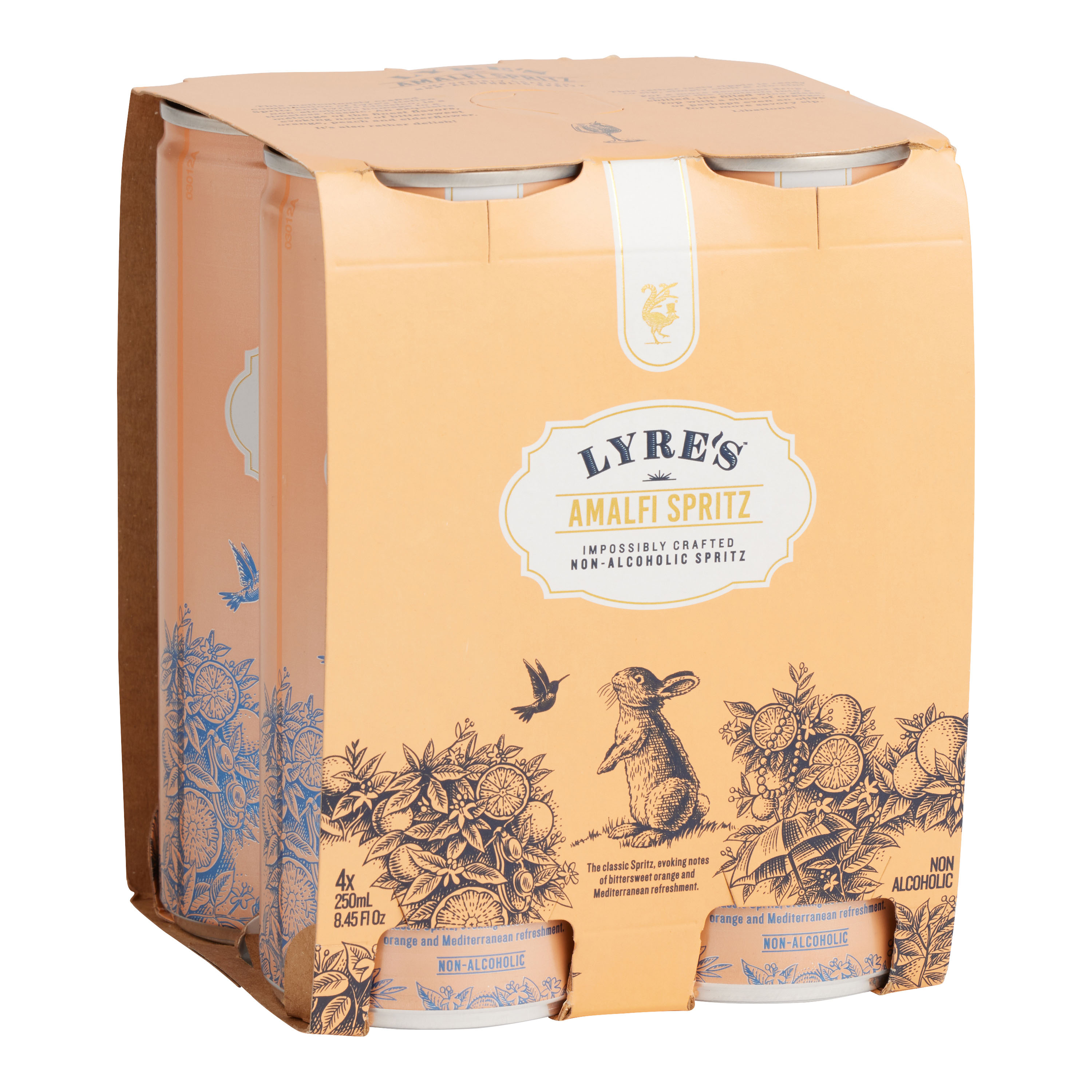 イタリア　コルク瓶　レモン Lyre's Amalfi Spritz Non-Alcoholic Cocktail (Cans) | The Zero Proof