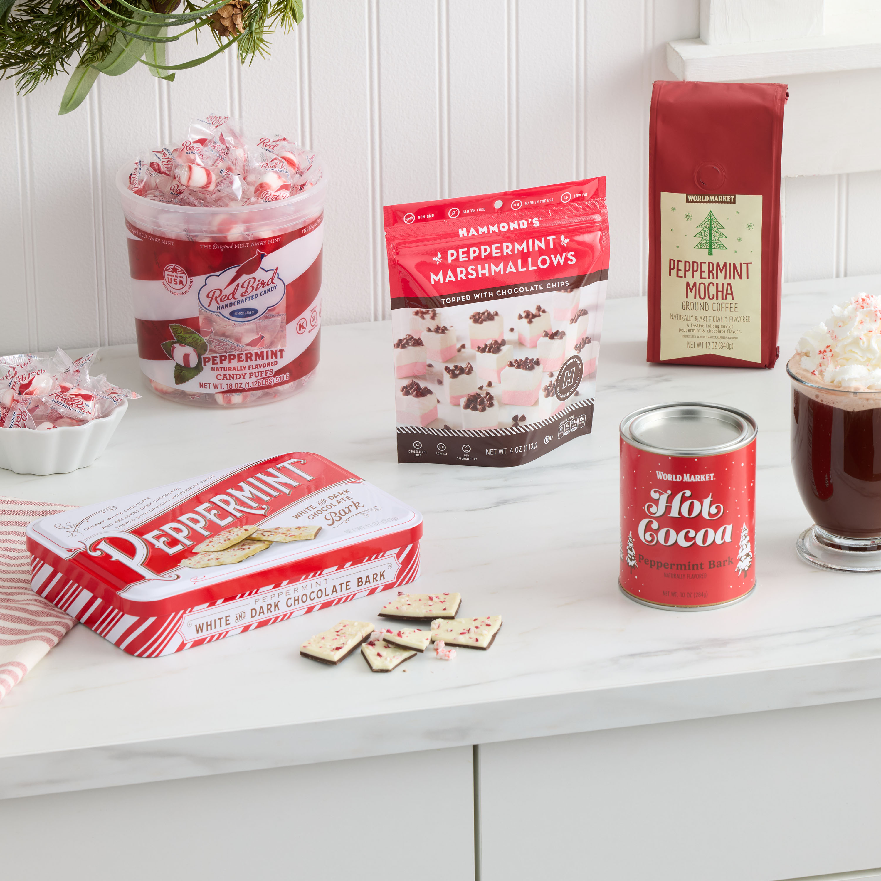 Peppermint Gourmet Holiday Candy and Coffee Collection - World Market
