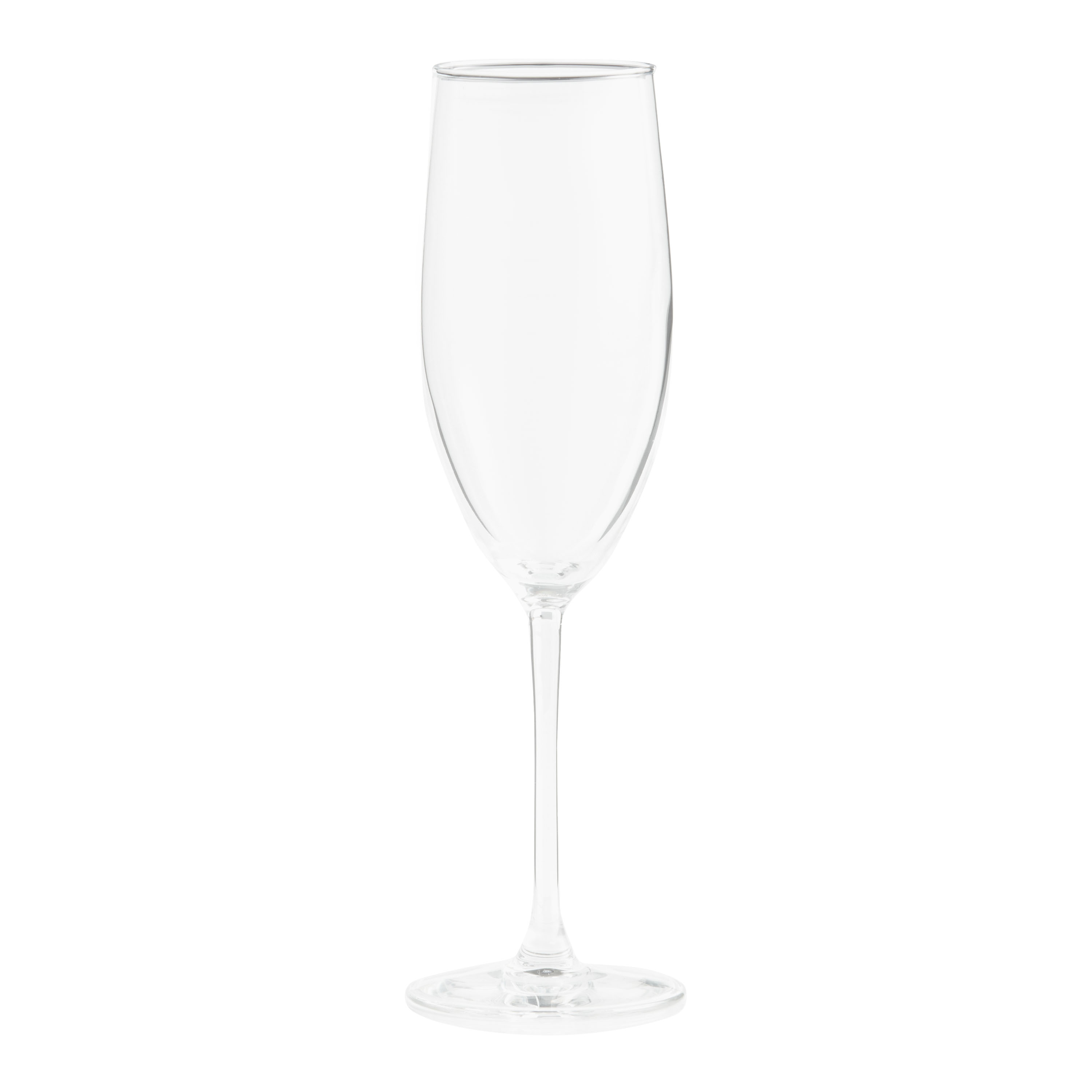 Set of 10 Classic Flute Champagne Glasses (7 Ounce) - Toasting Sparkling  Wine / Wedding Flutes