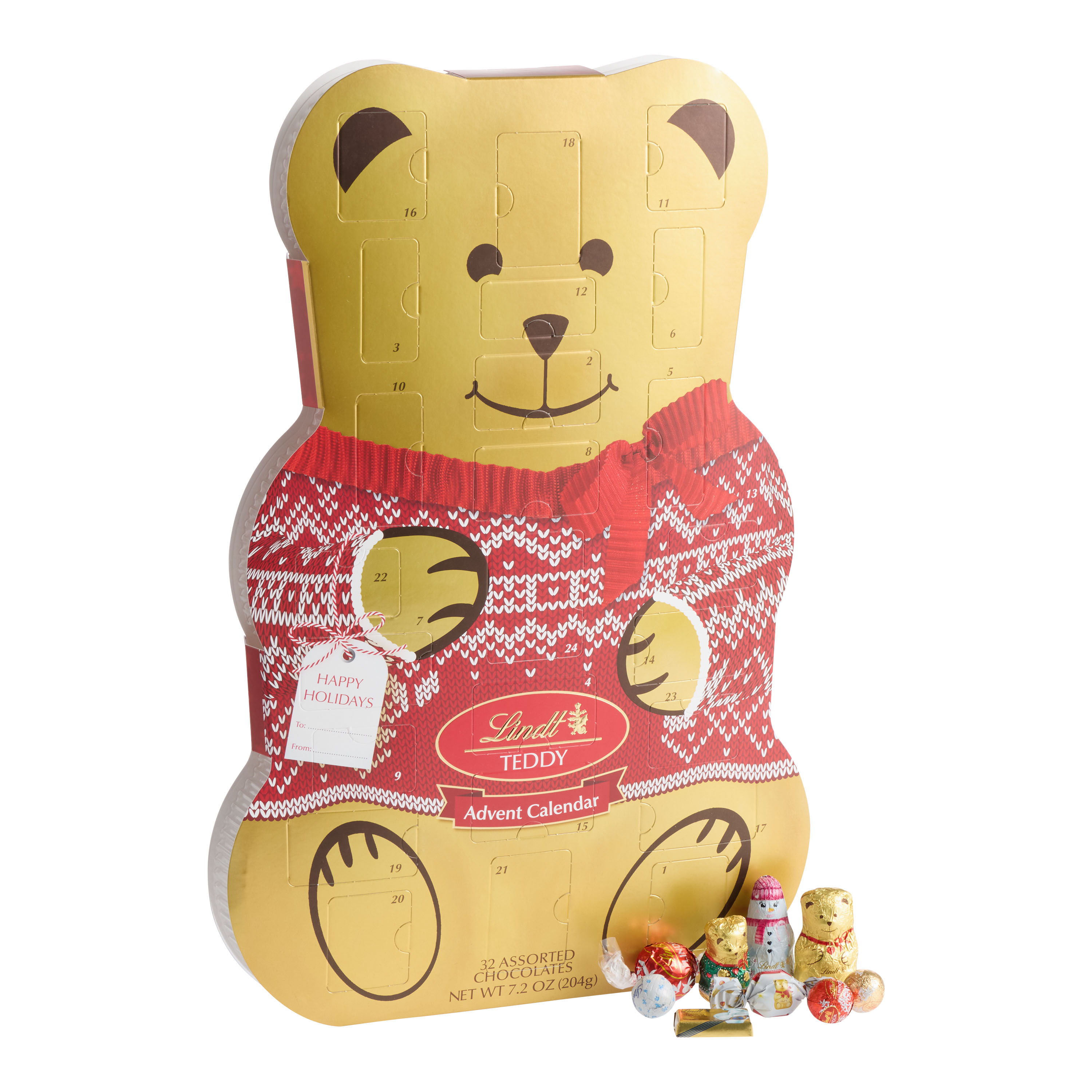 Lindt Teddy Bear Milk Chocolate Advent Calendar World Market