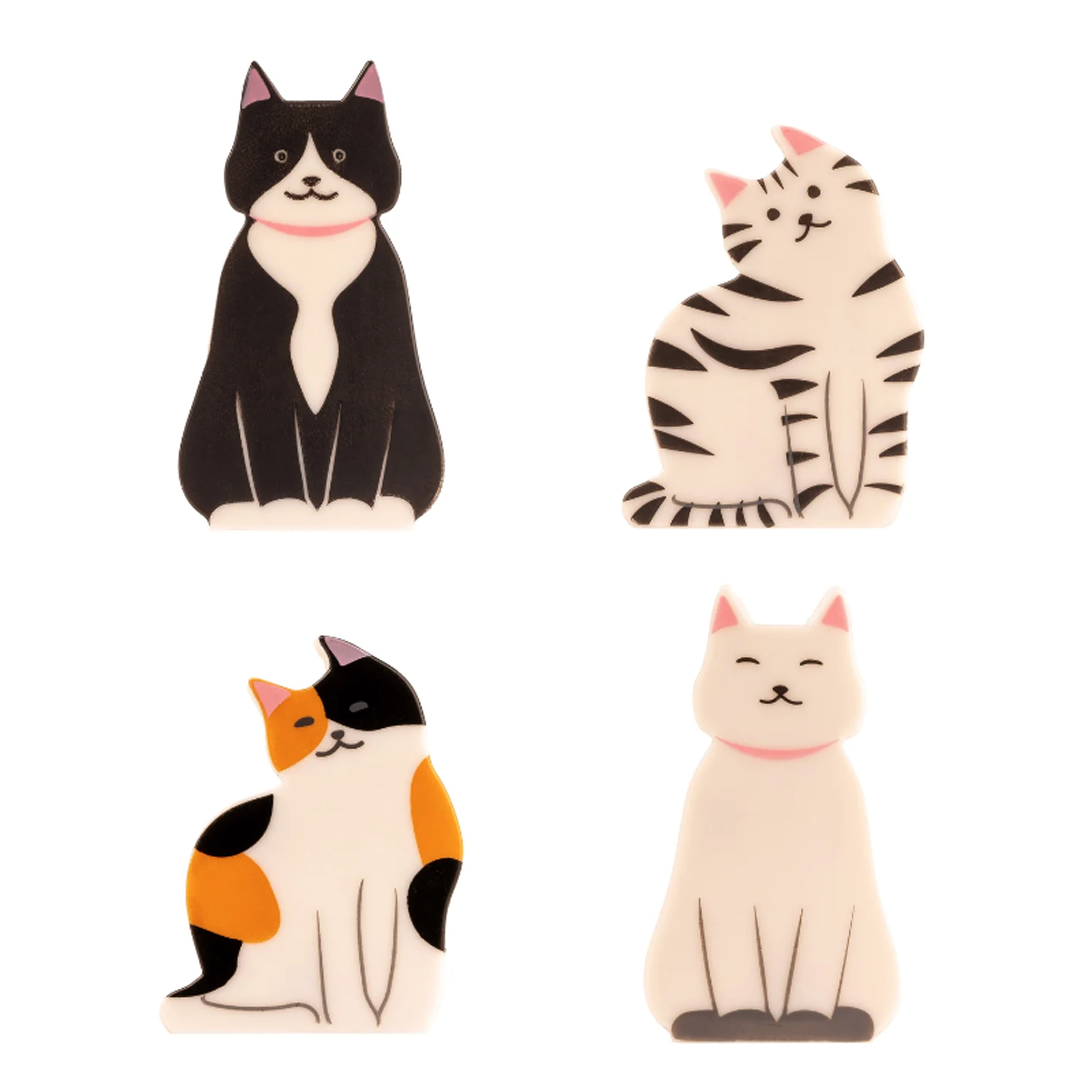 Kikkerland Kitty Cat Bag Clips 4 Pack - World Market