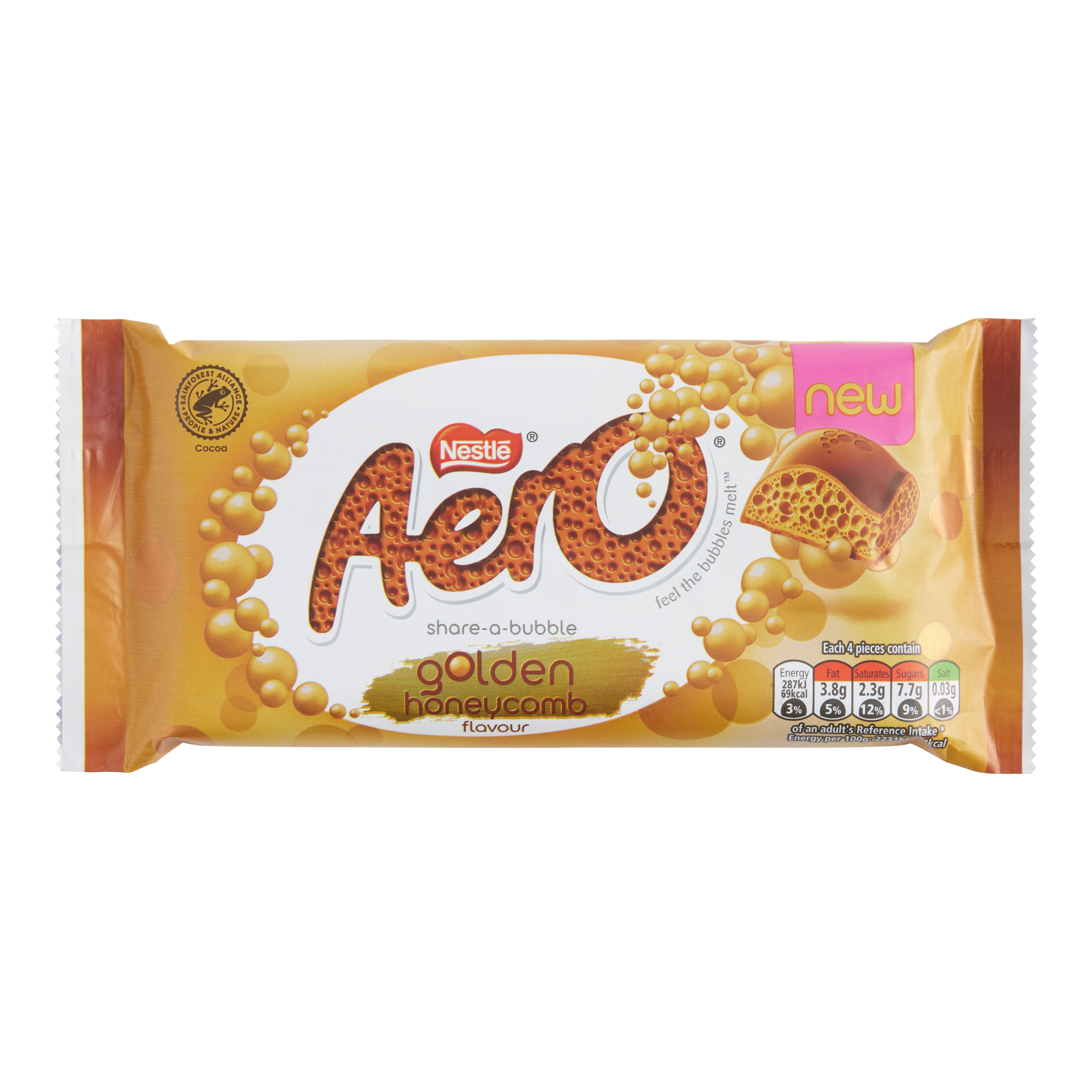 Nestle Aero Golden Honeycomb Milk Chocolate Bar Set of 2 - World Market