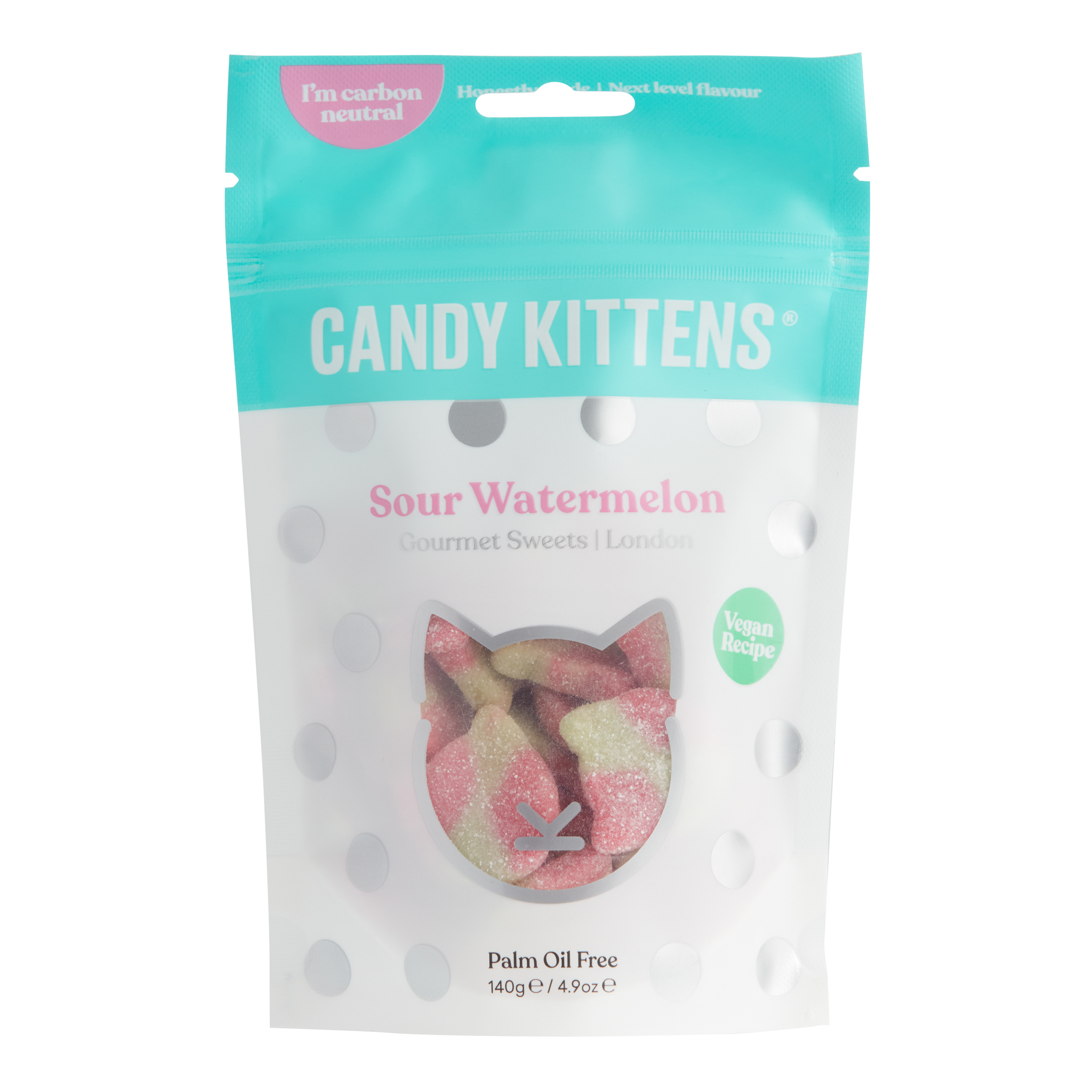 Candy Kittens Sour Watermelon Gummy Candy Bag World Market