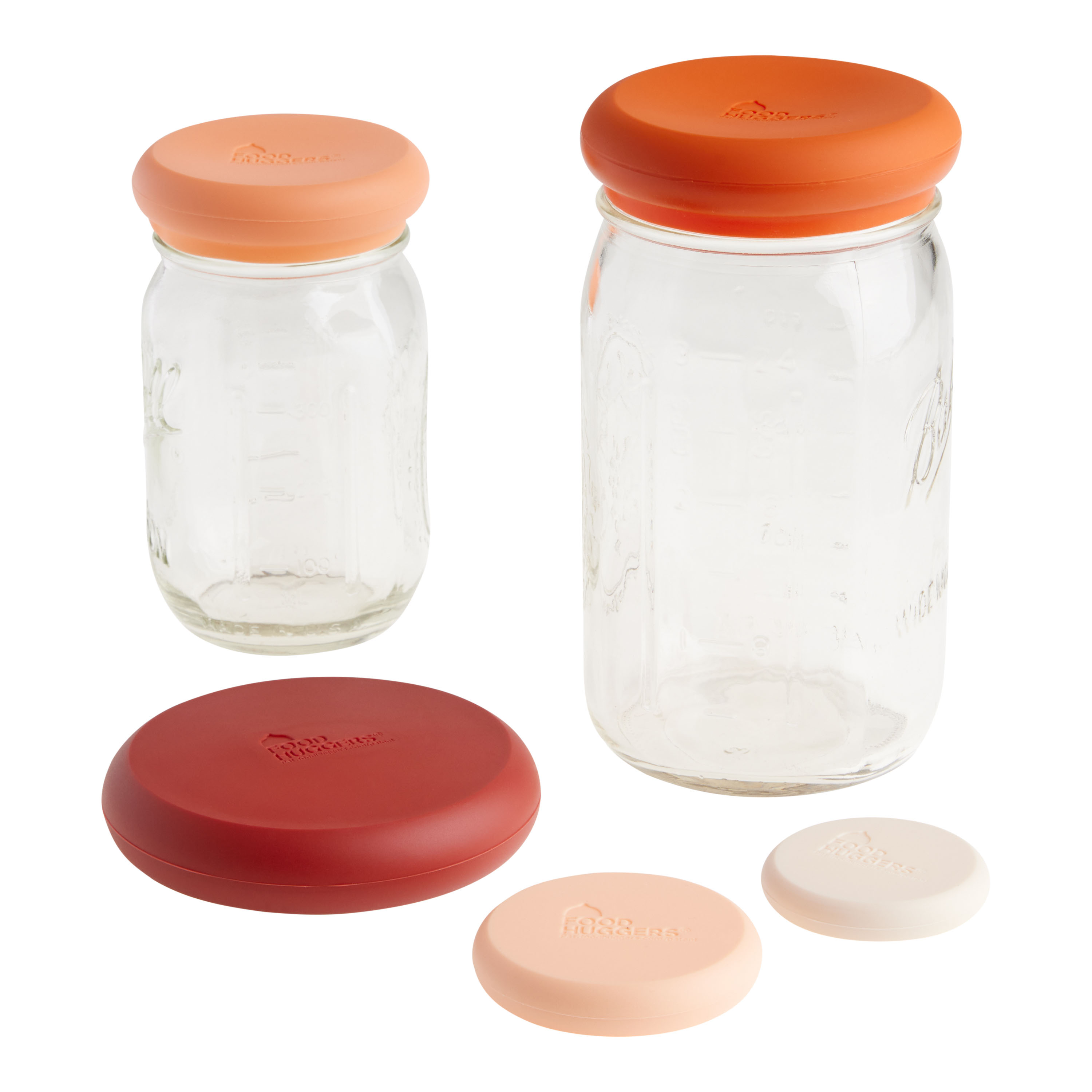 Food Huggers Terracotta Silicone Produce Savers 5 Piece Set - World Market